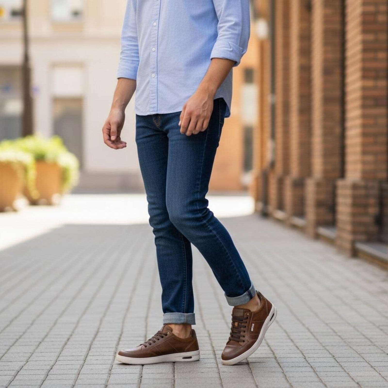 Vista 2 Sapatênis Masculino New Blady Ferracini 2630 0782630 FERRACINI marrom