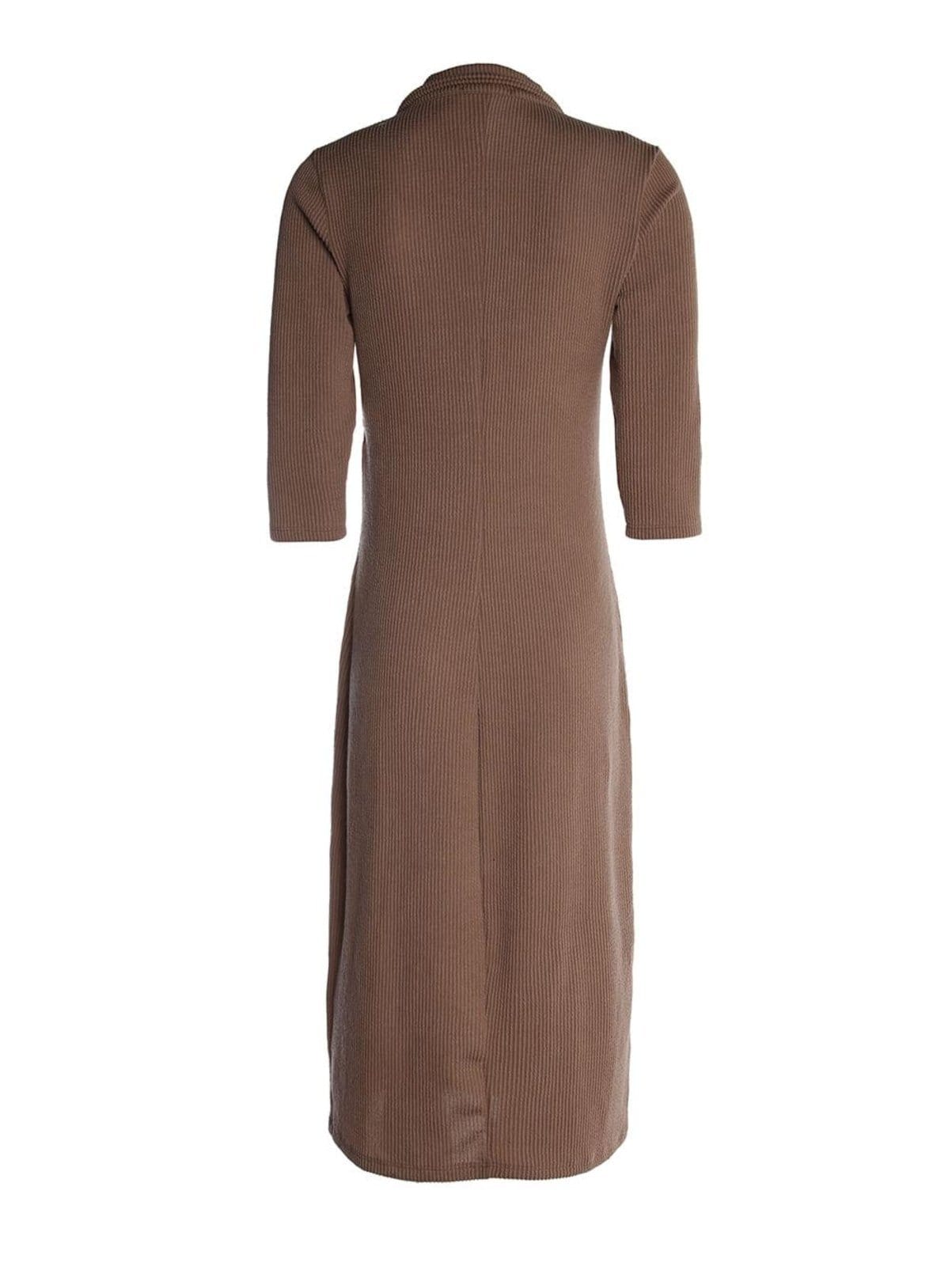 Vista 2 Vestido Midi Autentique Feminino AREIA Autentique amarelo