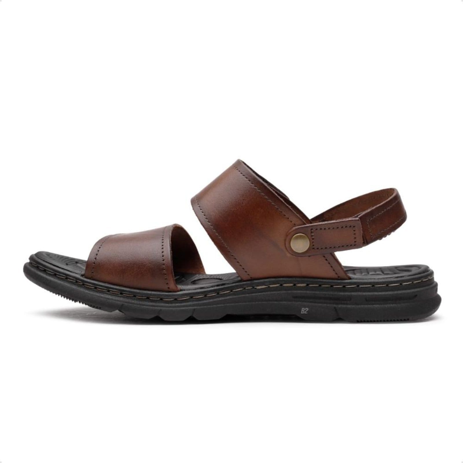 Vista 2 Sandália Pegada Wave Masculina PEGADA marrom