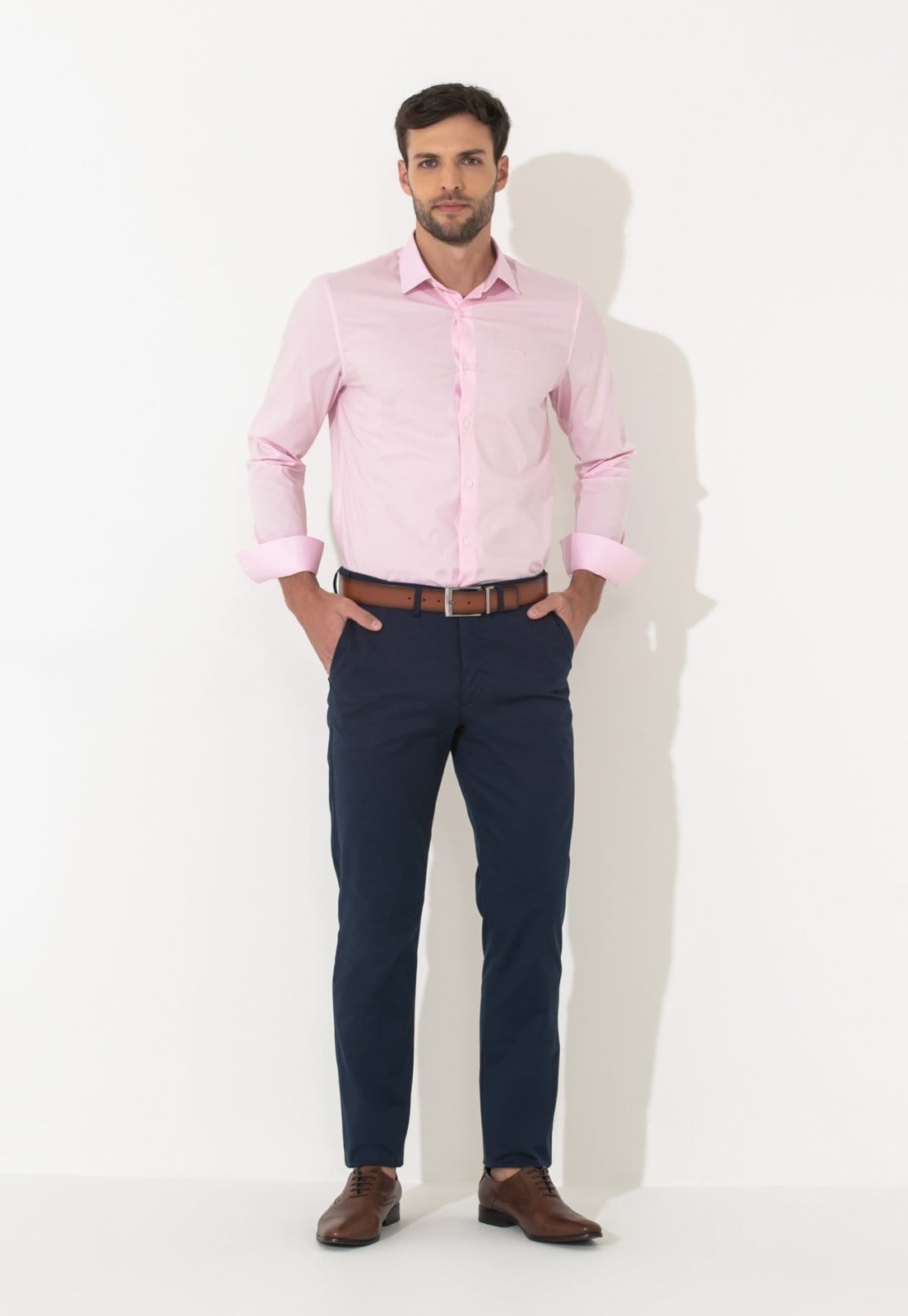 Calça Sarja Traymon Regular Moovexx Marinho