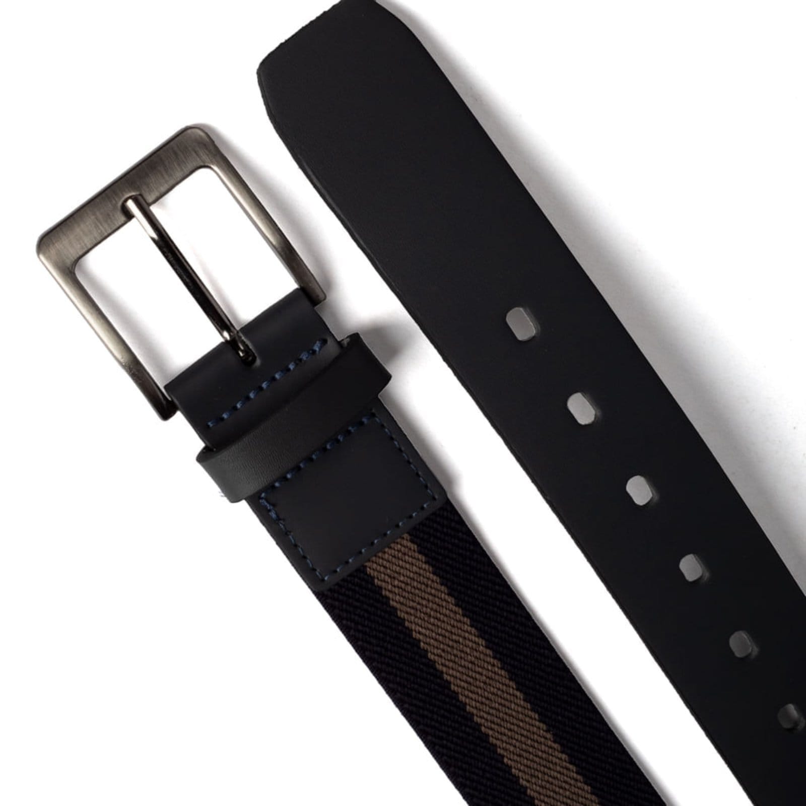 Cinto Masculino Elastico Com Ponteira De Couro Fasolo G188221