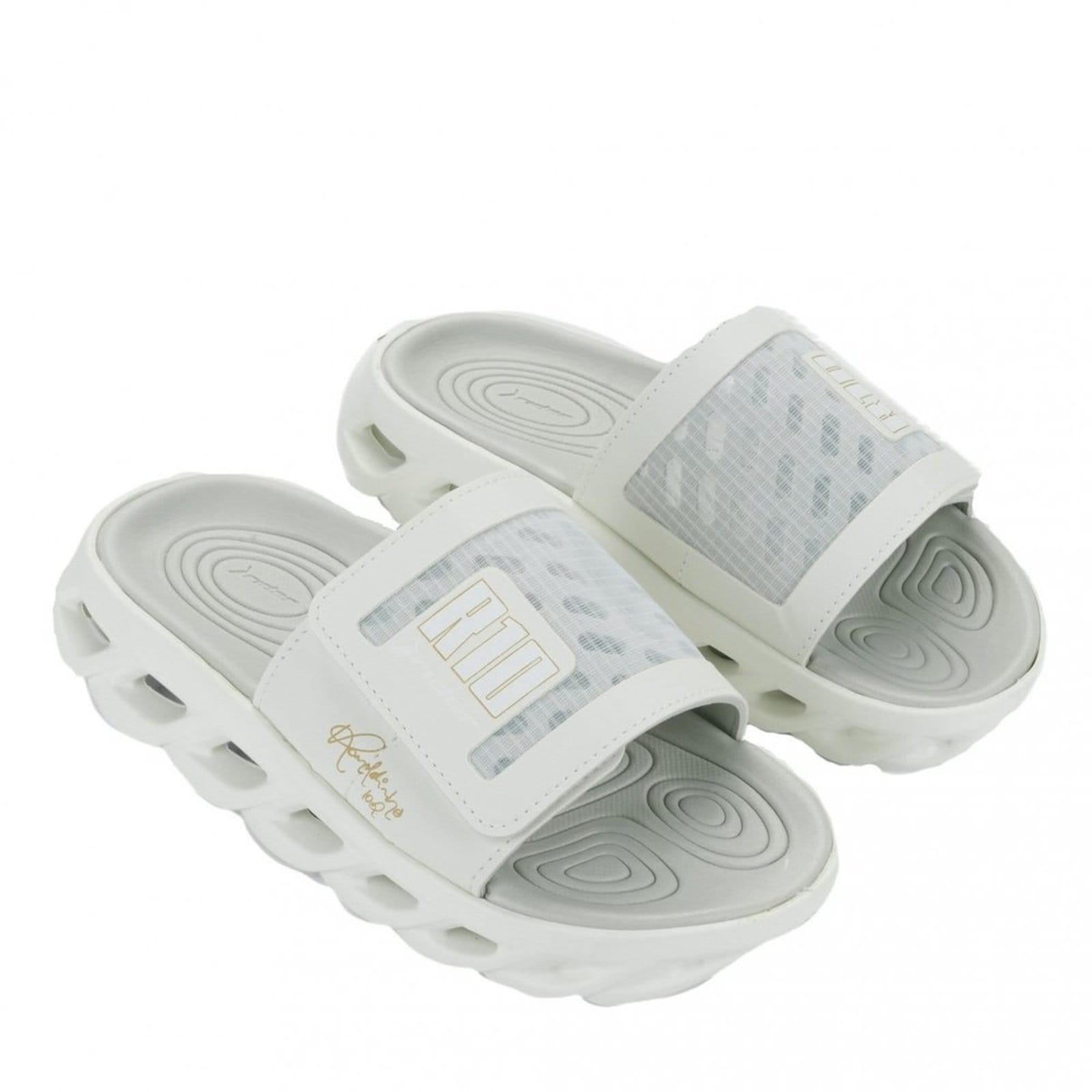 Vista 2 Chinelo Slide Masculino Rider R Power R10 12583 Rider Rider branco