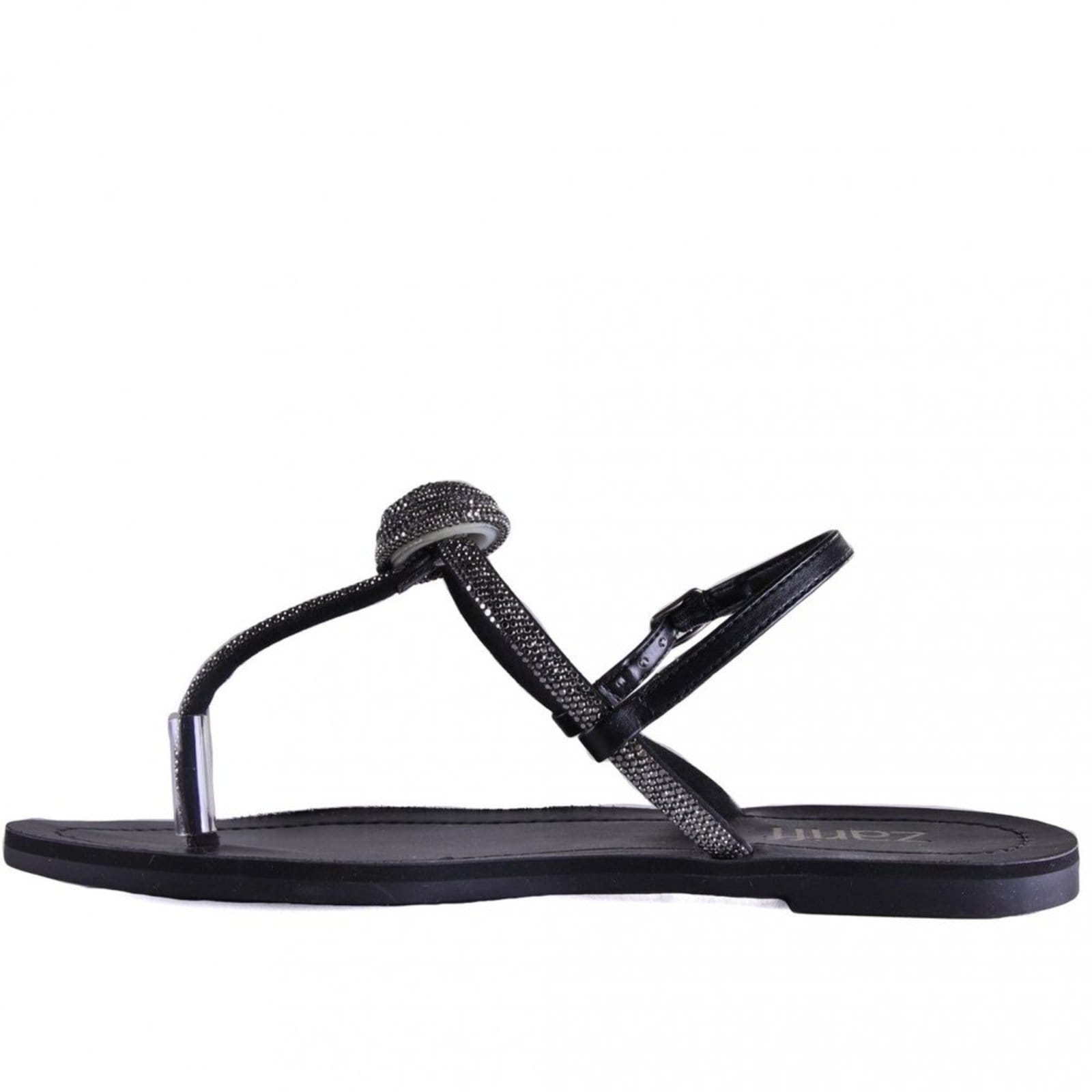 Vista 2 Sandália Feminina Zariff 2405 Zariff Zariff preto