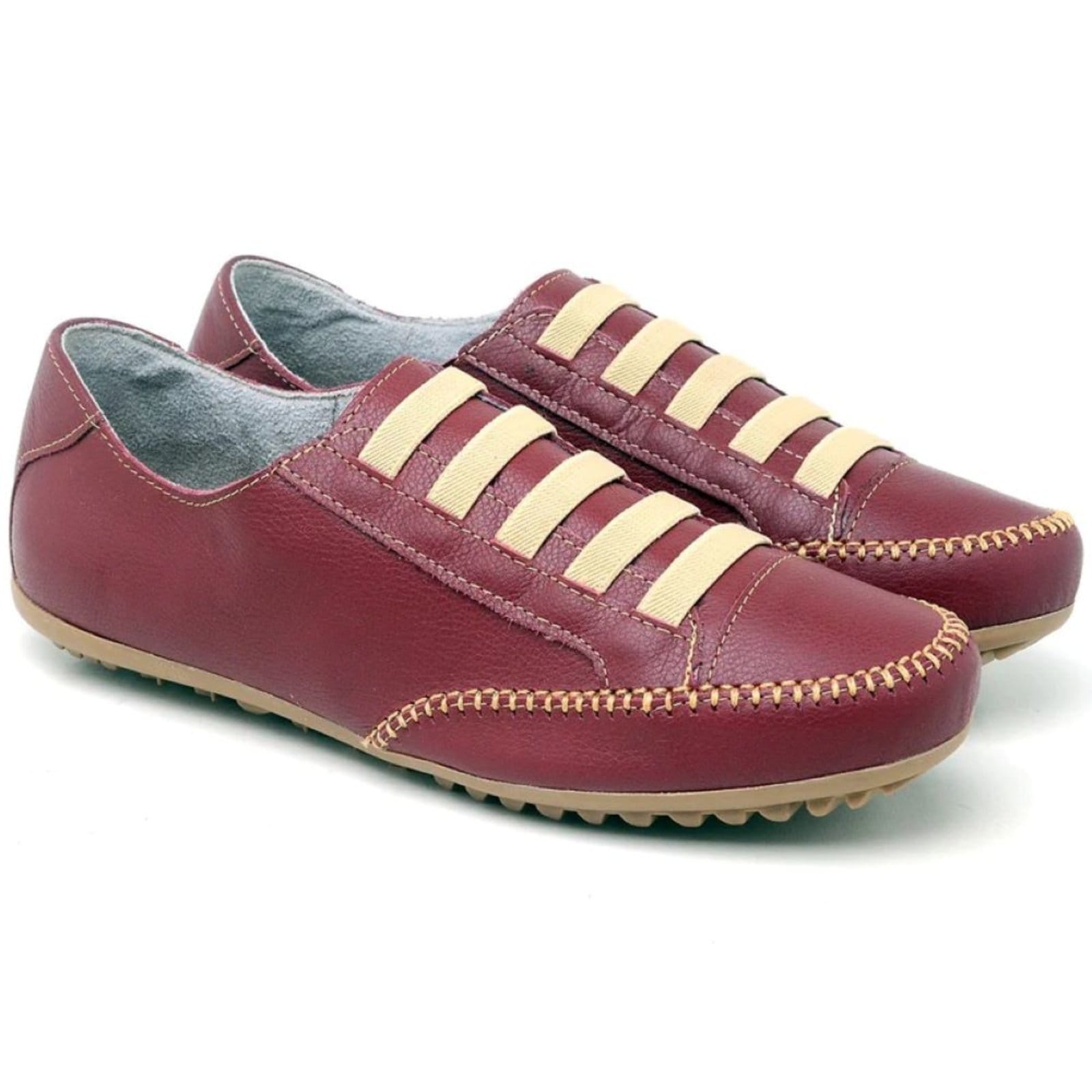 Tênis Mocatênis Feminino diRavena em Couro 2025 - Cod101