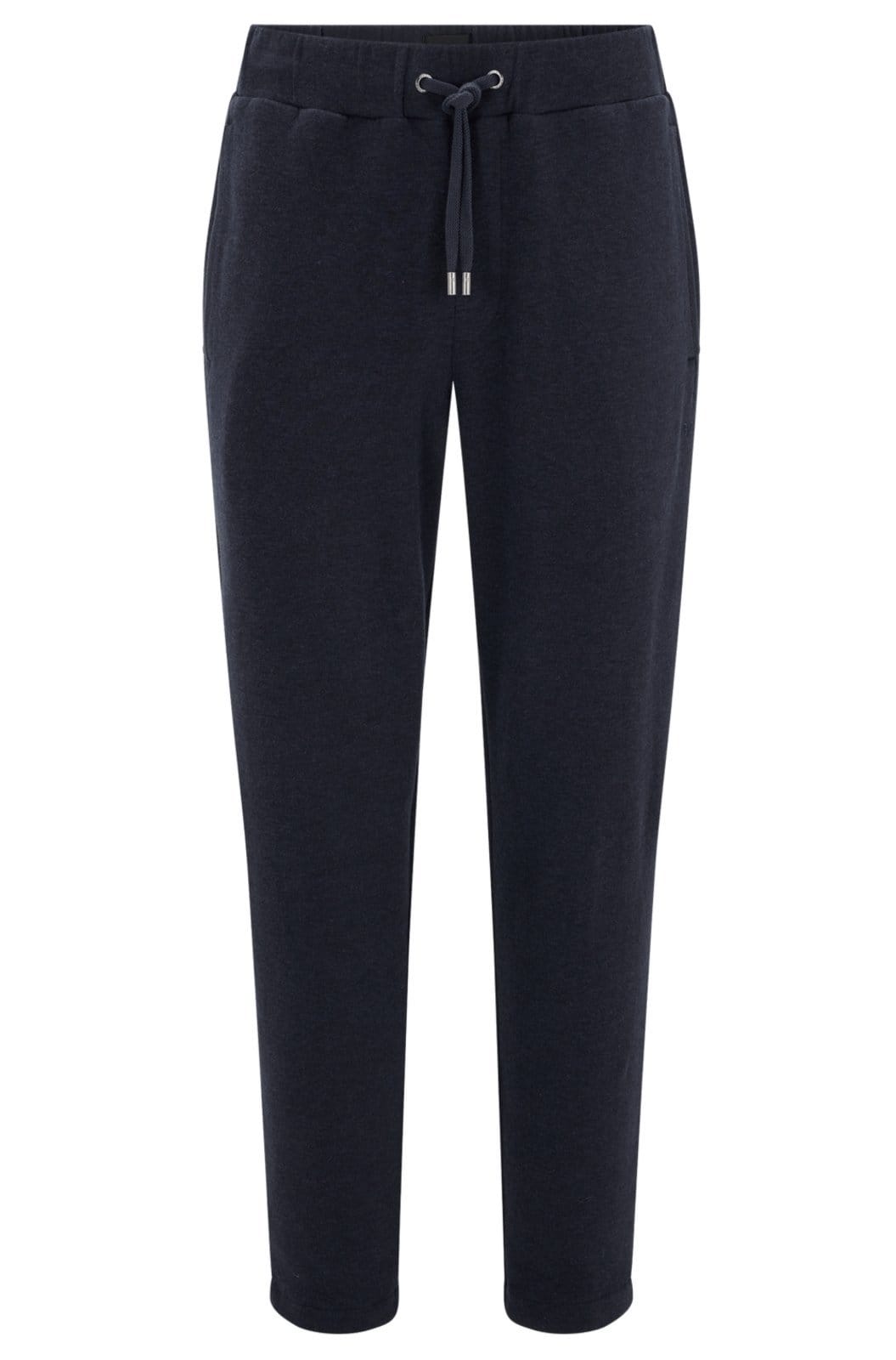 Vista principal Calça Tracksuit Em Mistura De Algodão Com Logo Boss azul