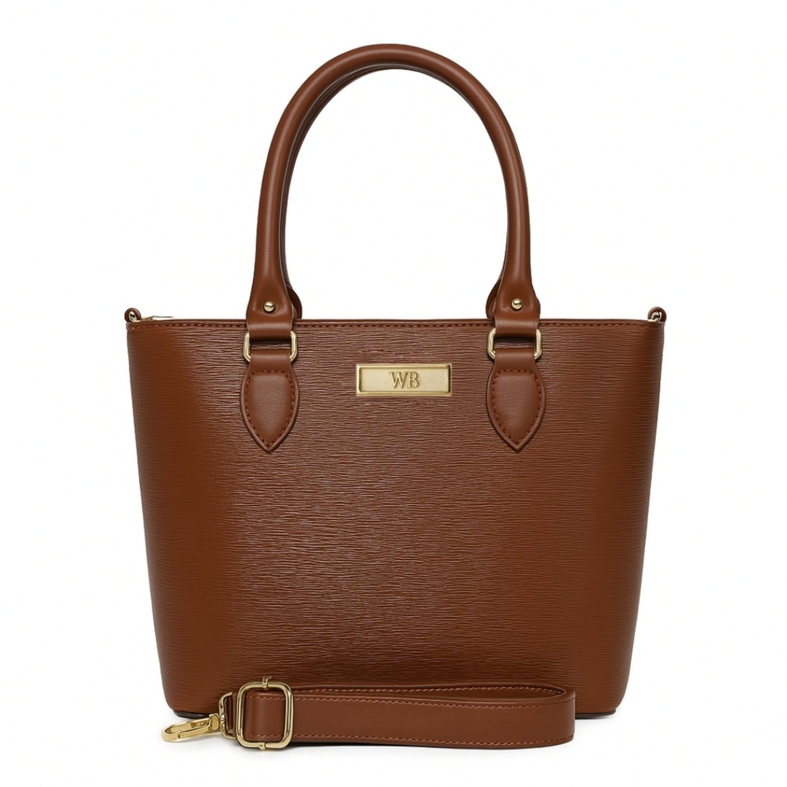 Vista 2 Bolsa Feminina Willibags Elegante Com Divisórias E Alça Transversal - Caramelo WILLIBAGS castanho/marrom