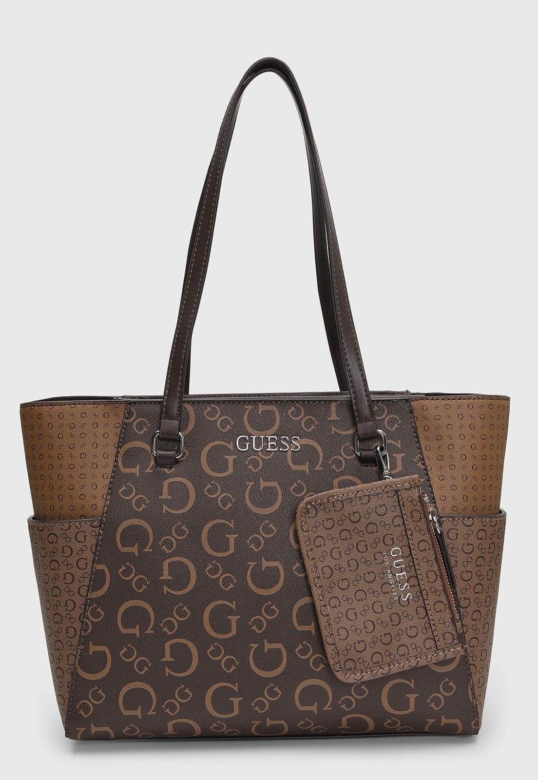 Kit Bolsa e Porta Moedas Guess Monograma