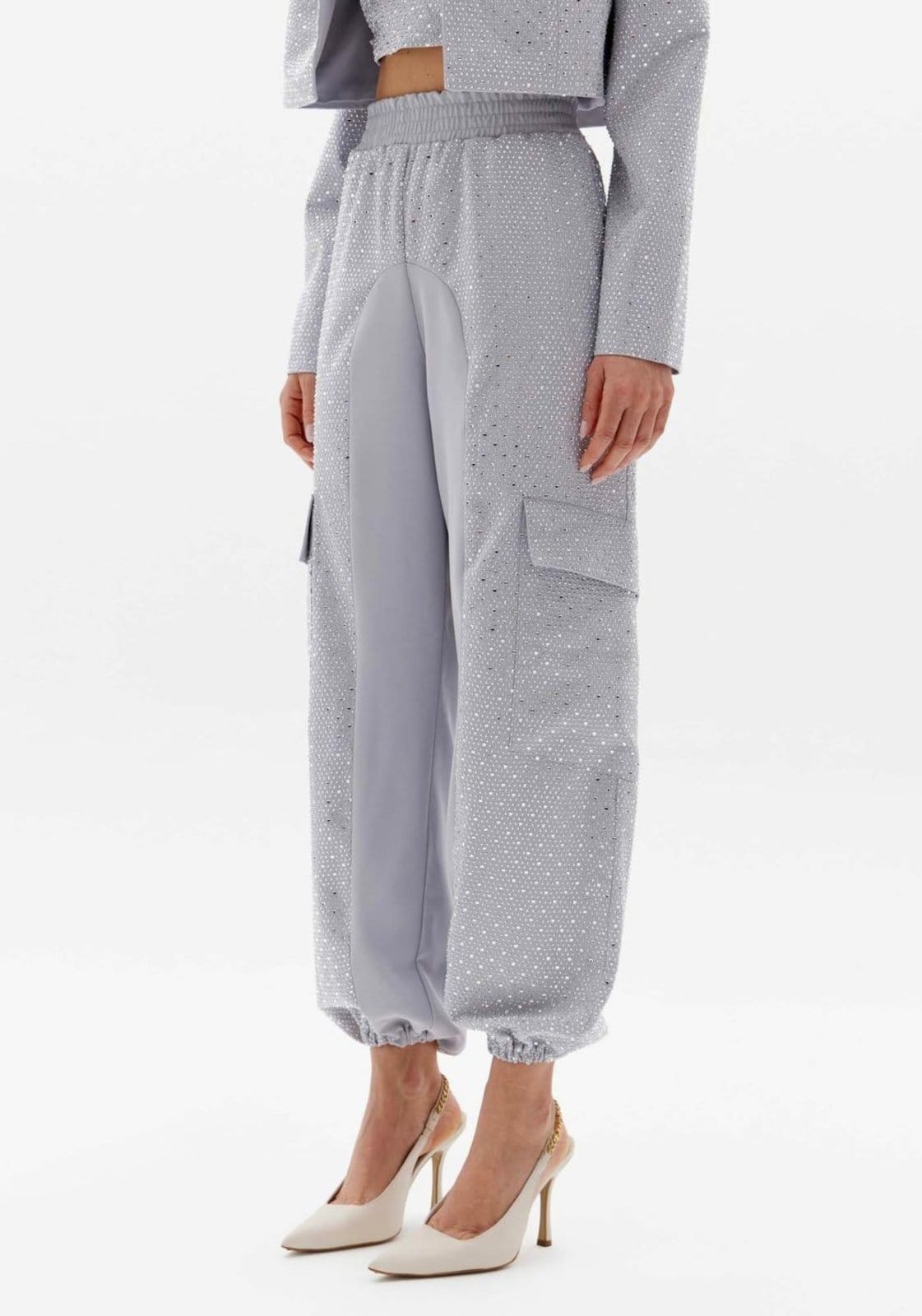 Calça Jogging Cintura Média Shine - 2