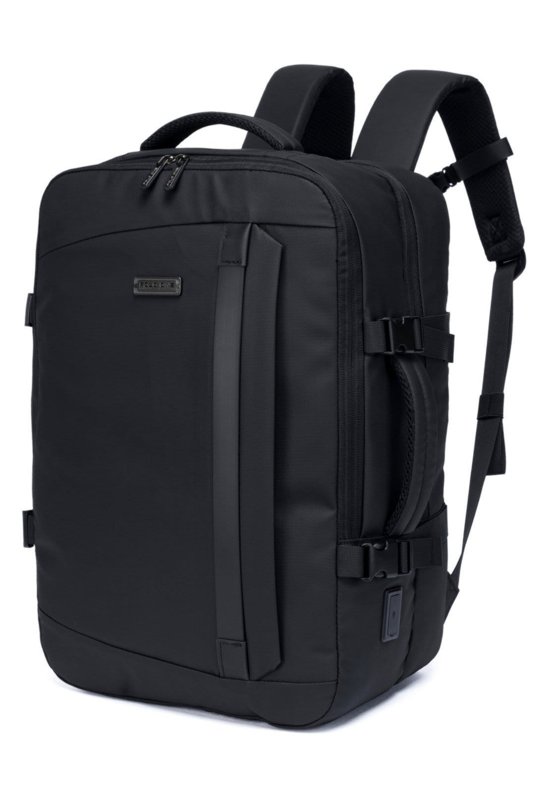 Vista 2 Mochila Polo One Resistente Espaçosa Notebook Executiva Viagem Polo One preto