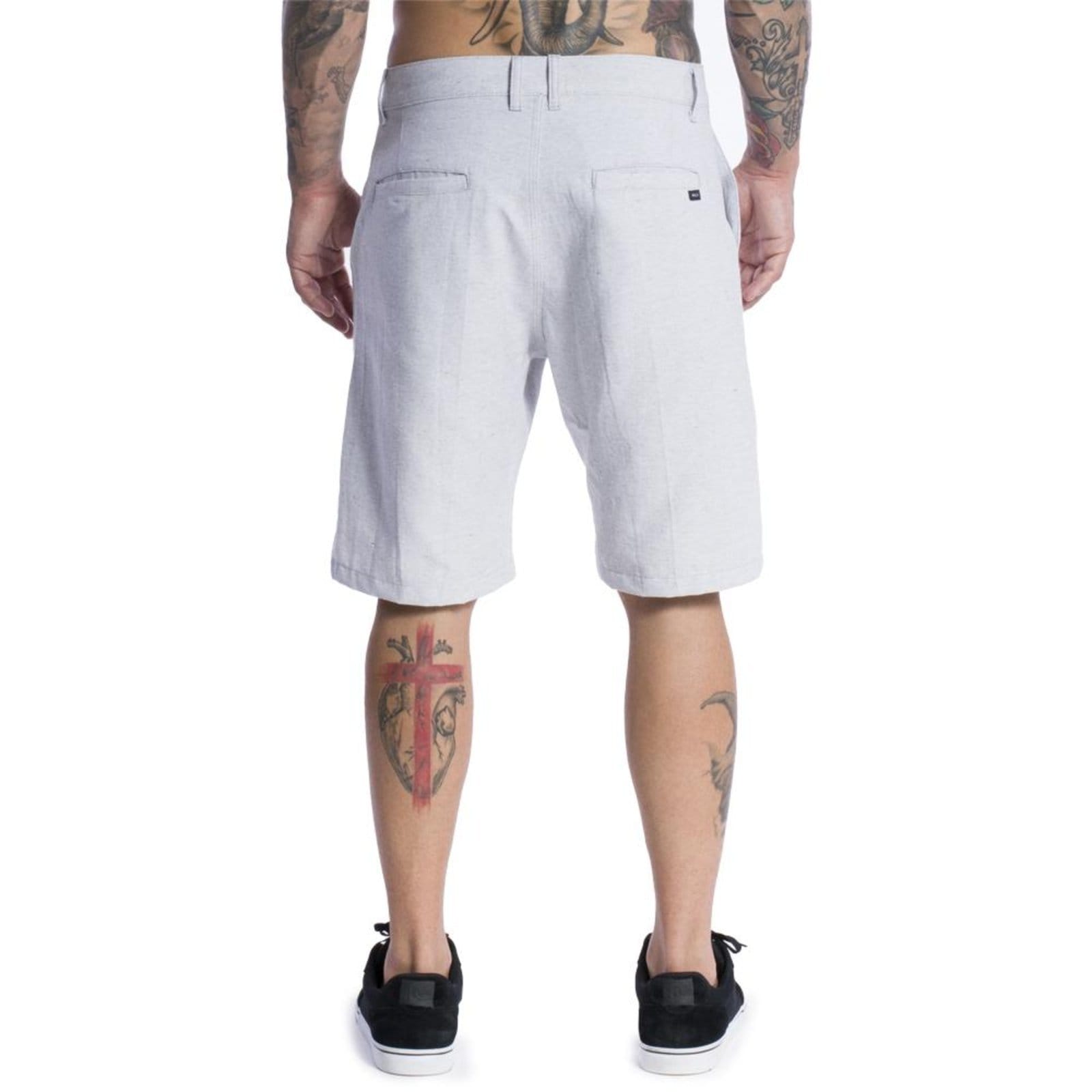 Vista 2 Bermuda RVCA Daggers Chino SM24 Masculina RVCA cinza