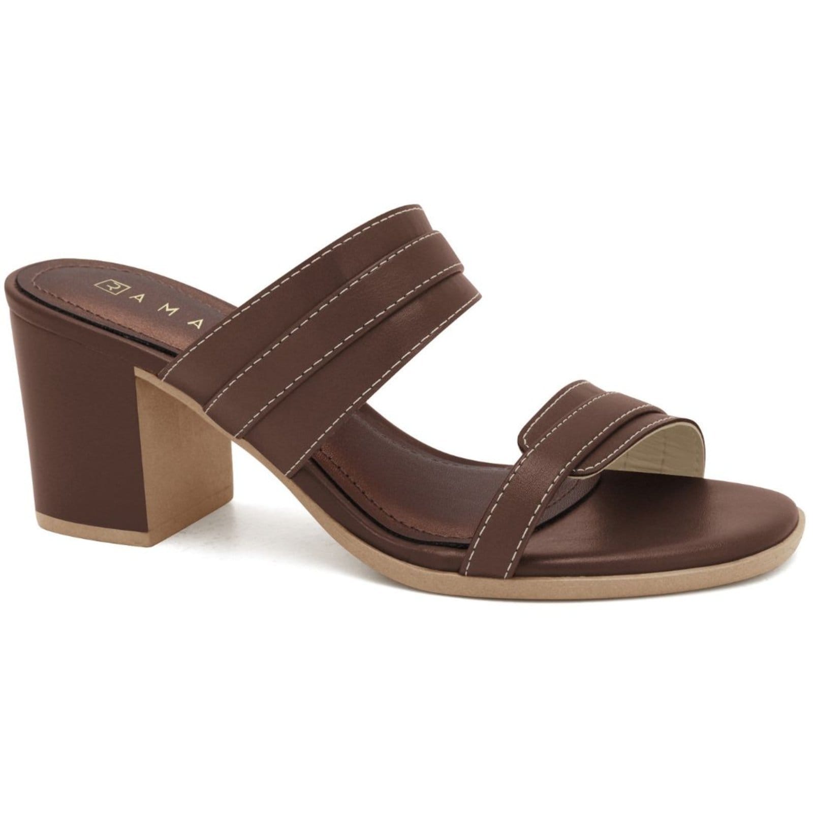 Tamanco Feminino Rum Salto Alto Bloco Ramarim 2531101-1