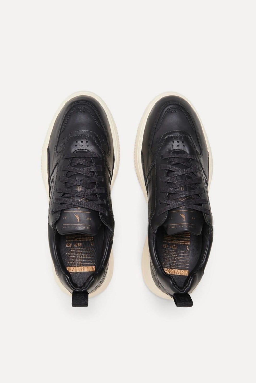 Vista 2 Tênis Hero Rsv 223 Conforto Dia A Dia Reserva Reserva preto