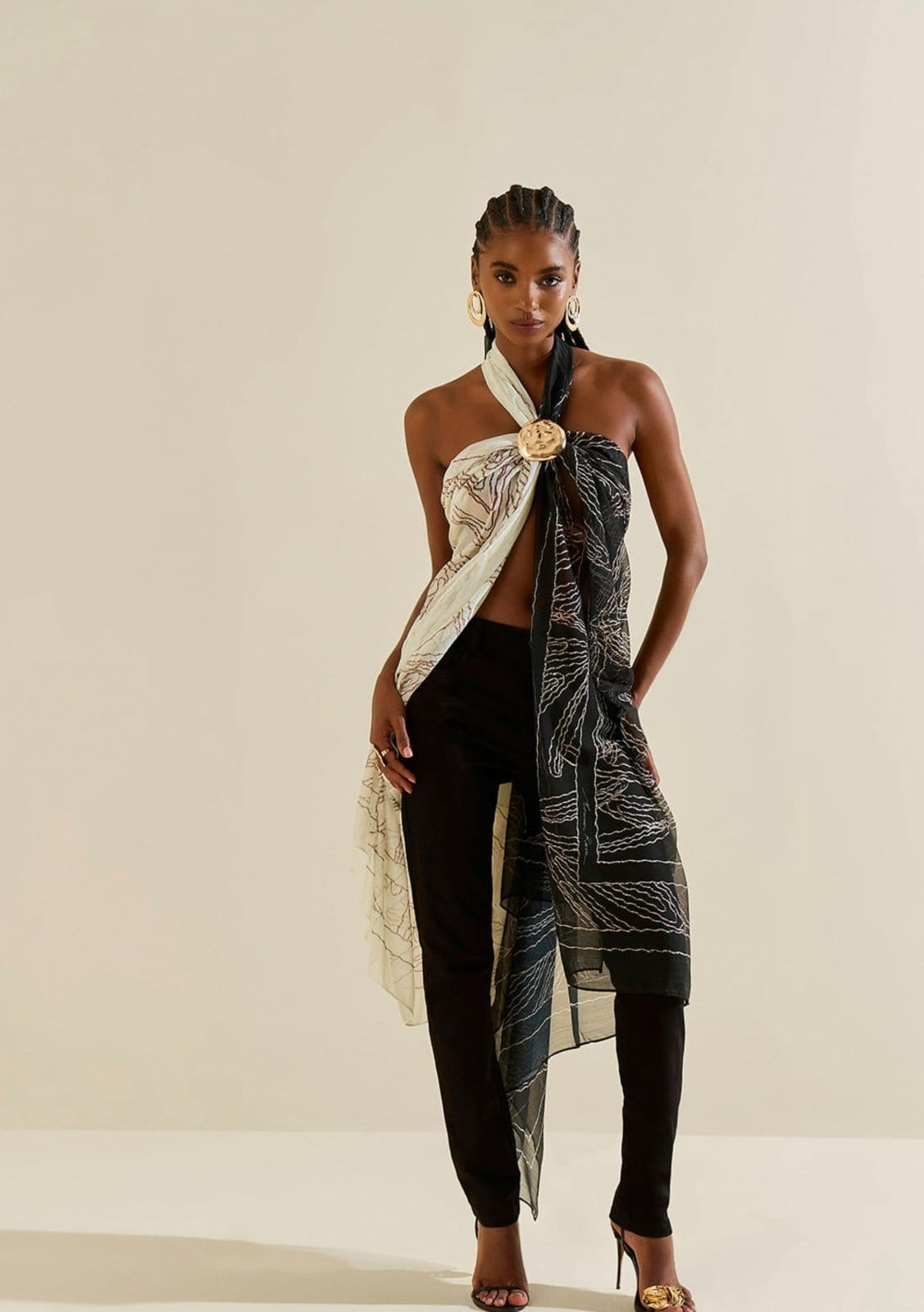 Calça Morena Rosa Skinny Média Preto