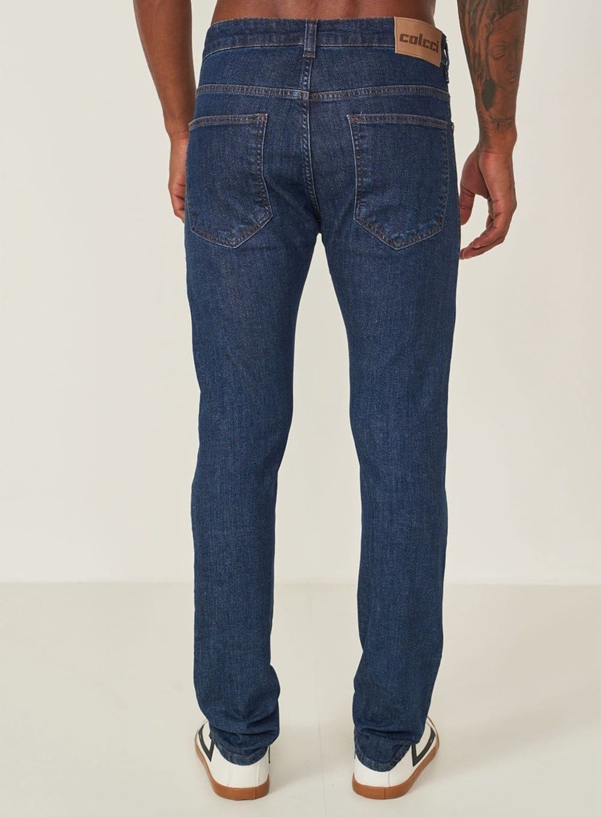 Vista 2 Calça Jeans Felipe Estonada Colcci Indigo Colcci azul indigo