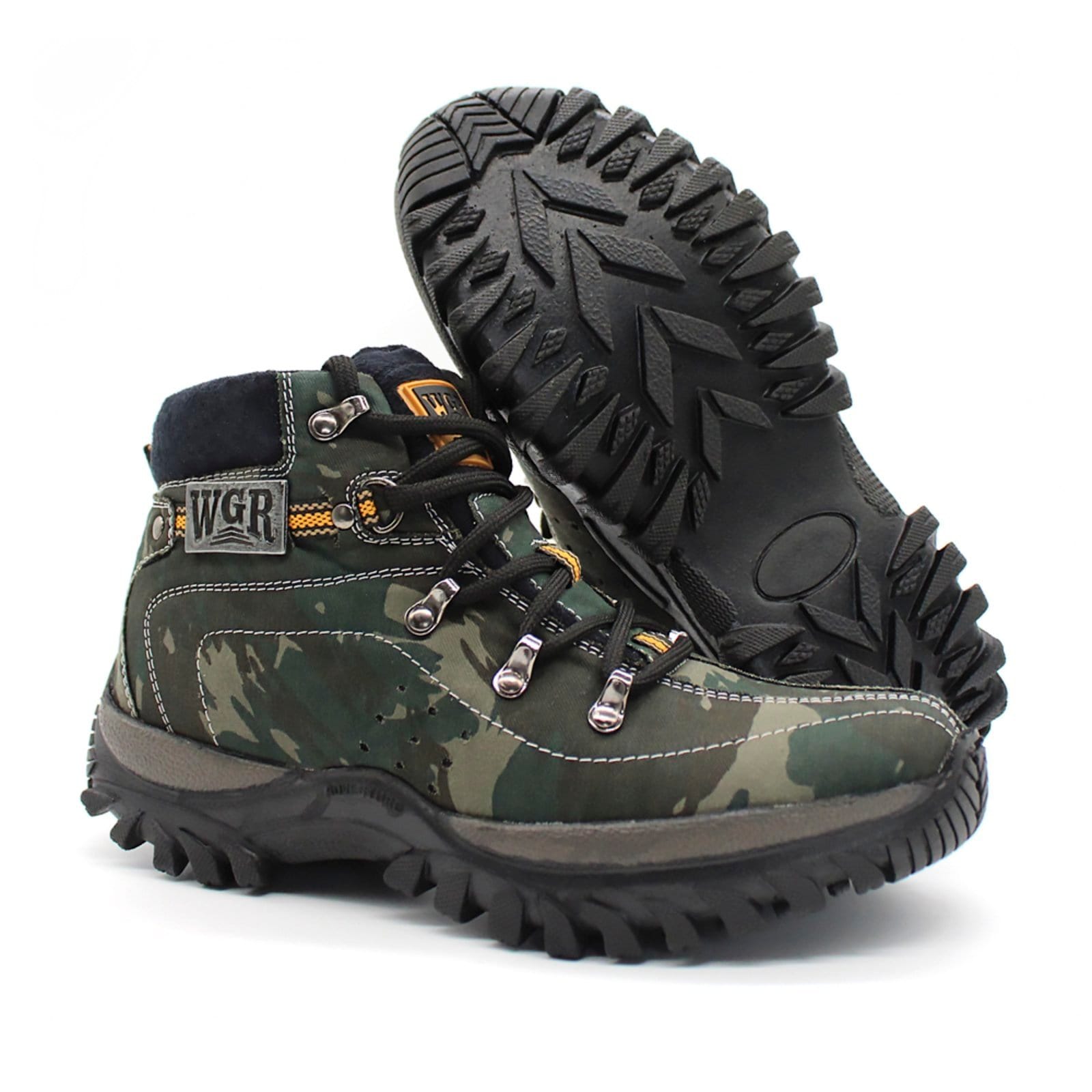 Vista 2 Coturno Masculino Bota Segurança Adventure Camuflado Lavini Shoes preto