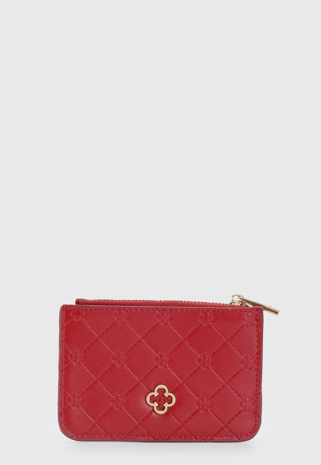 Vista 2 Carteira Feminina Capodarte Matelassê Vermelha Capodarte vermelho