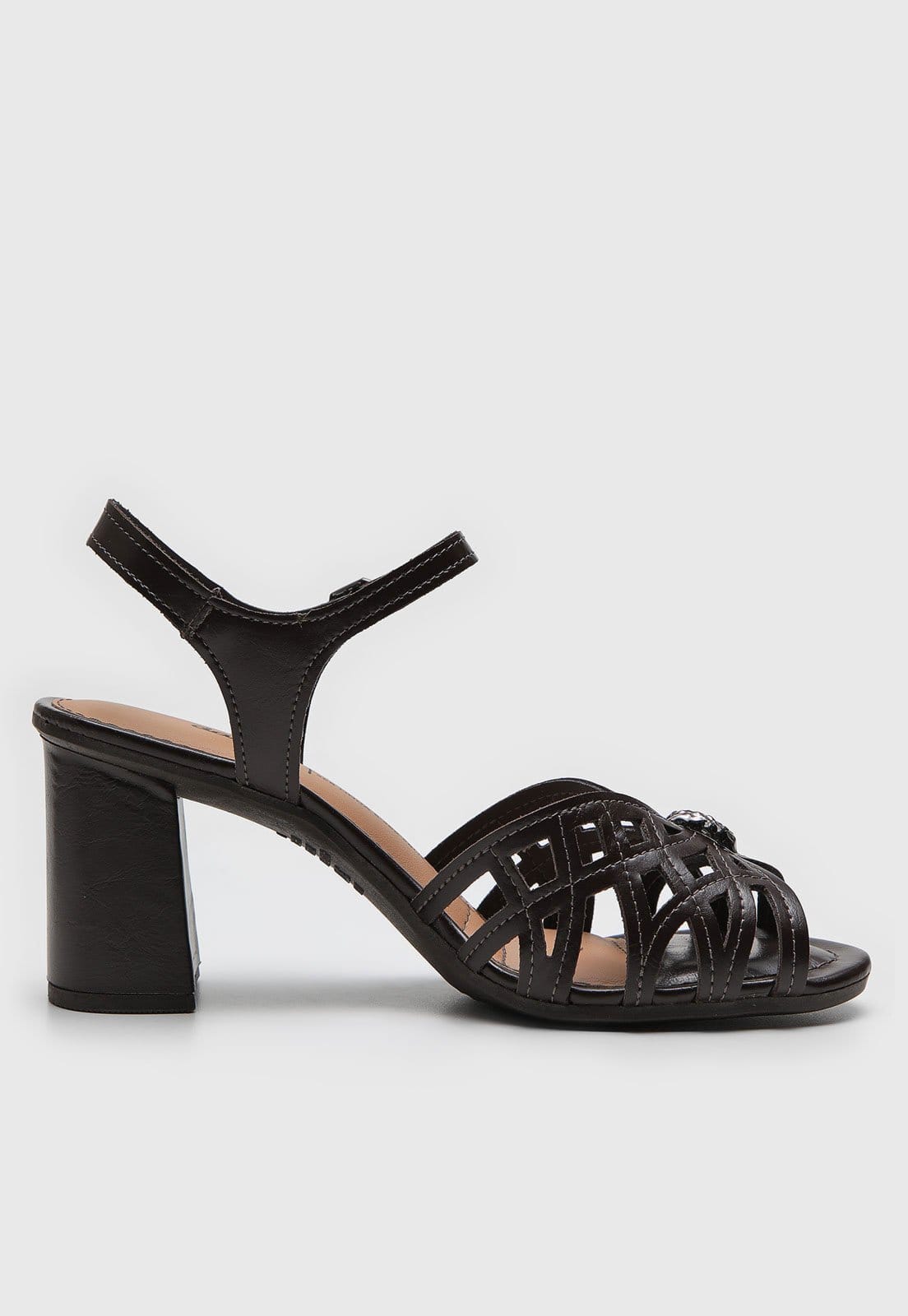 Vista 2 Sandália Dakota Alta Preta Dakota preto