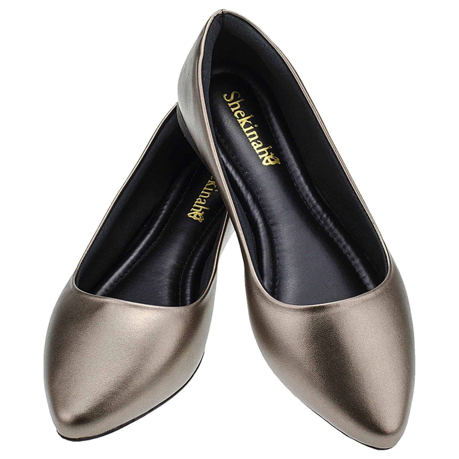 Sapatilha Bico Fino Lisa Social Trabalho Confortável Moda Shekinah