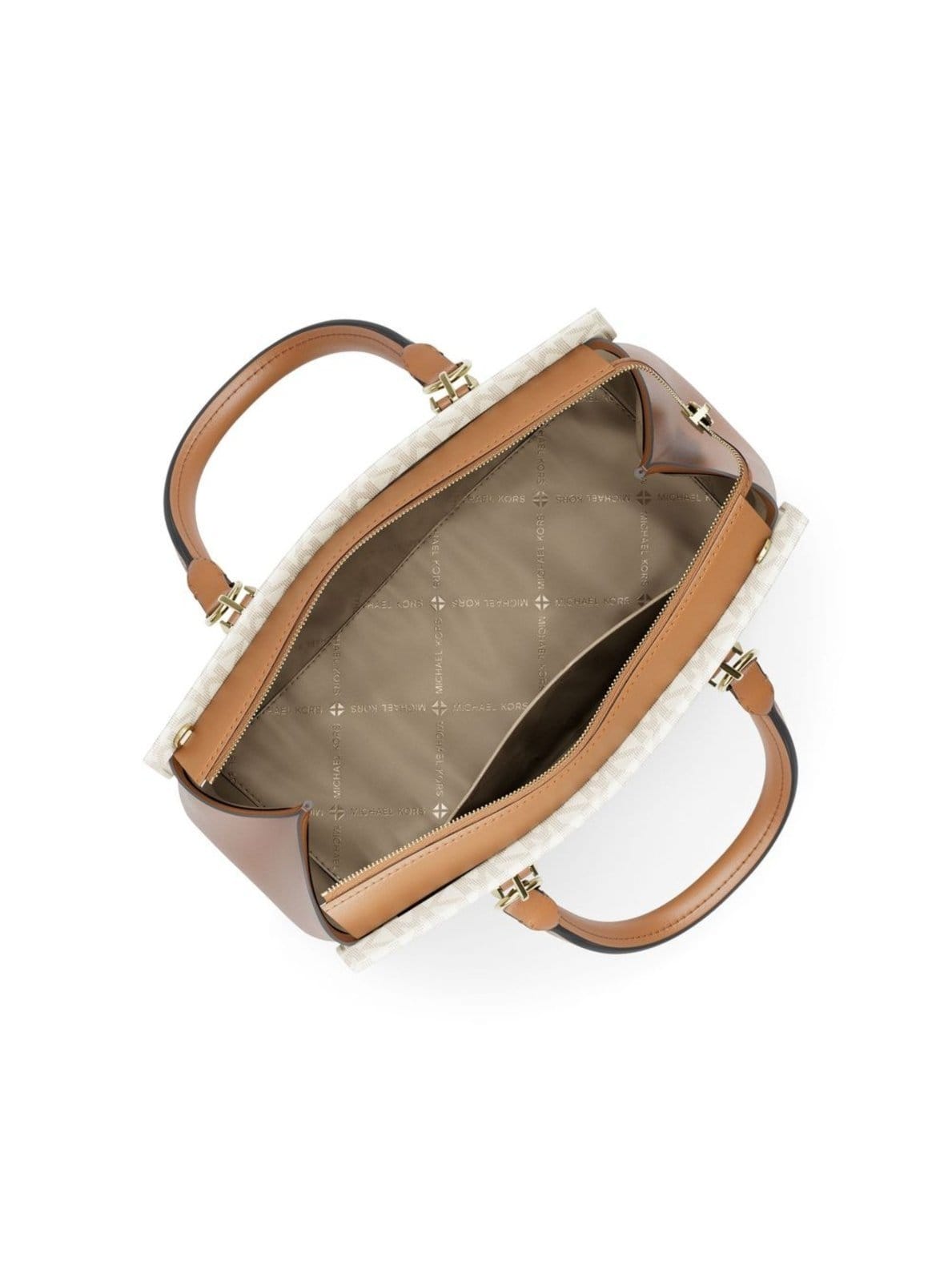 Vista 2 Bolsa Tiracolo Marilyn Média Em Logo 35F5G6AS2B150 Michael Kors marrom