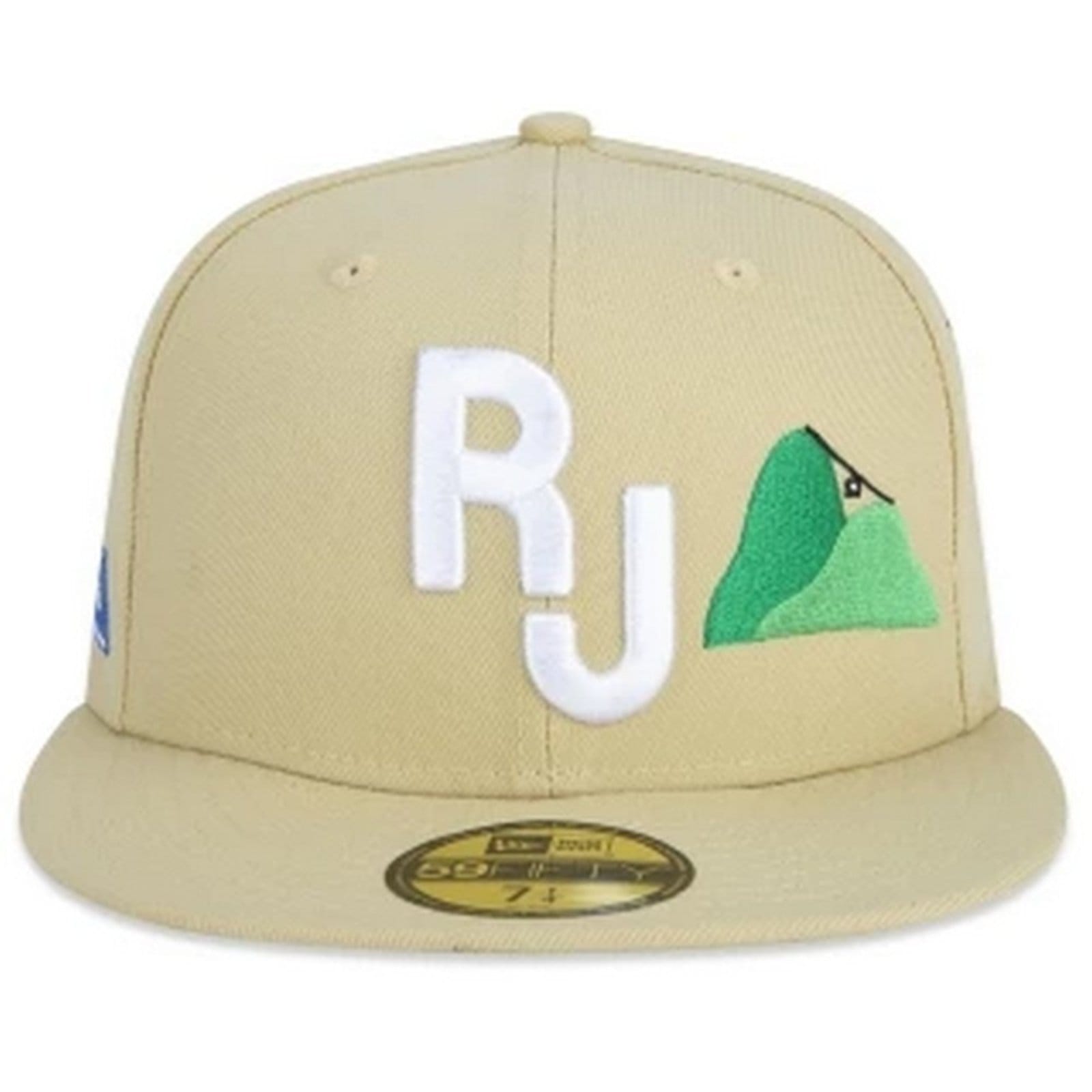 Vista 2 Boné 59FIFTY Fitted Cidade do Rio de Janeiro Core new era bege
