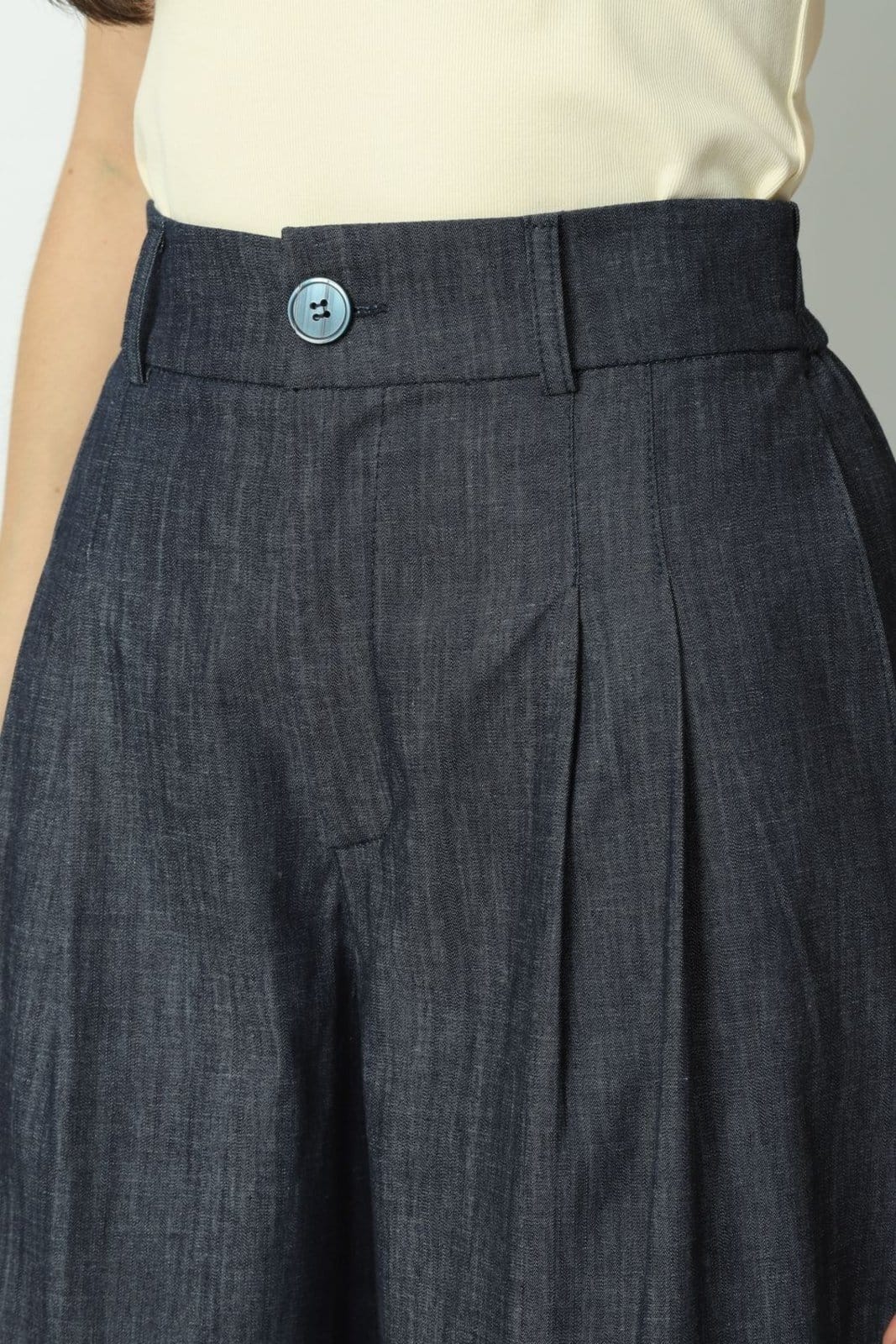 Vista 2 Calça Jeans Pantacour Gazzy azul