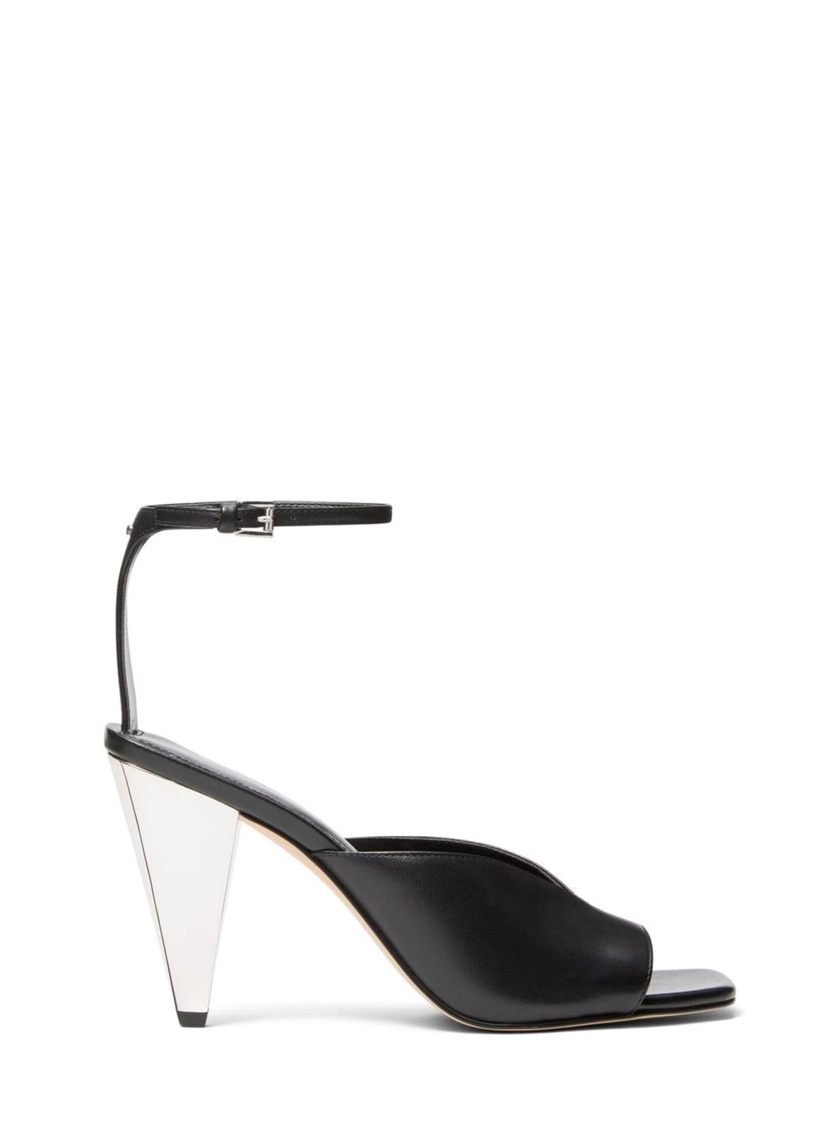 Vista 2 Sandália Electra De Couro 40F5ELHS6L001 Michael Kors preto