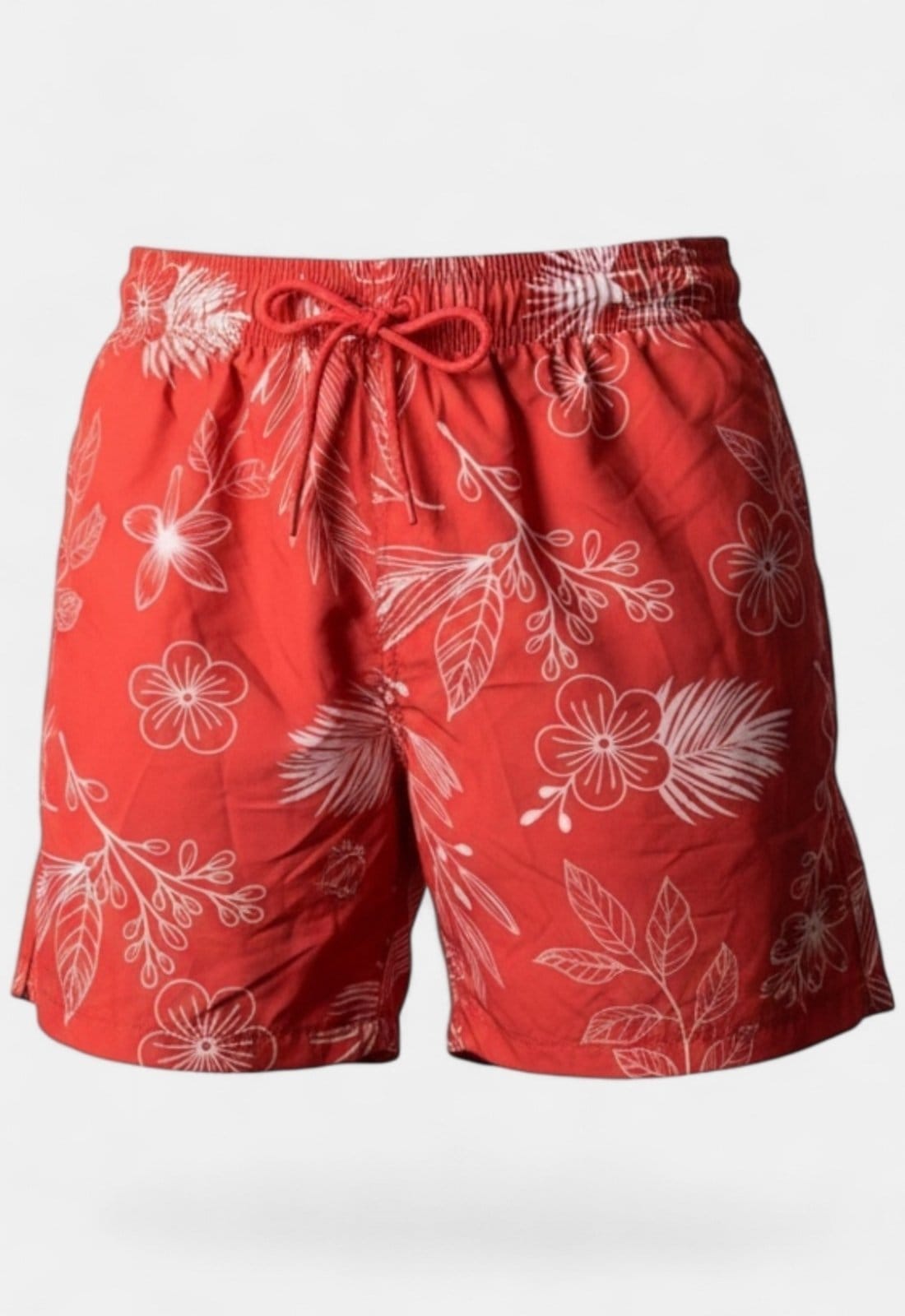 Vista 2 Shorts Areia Branca Yacht Resort Floral Areia Branca vermelho