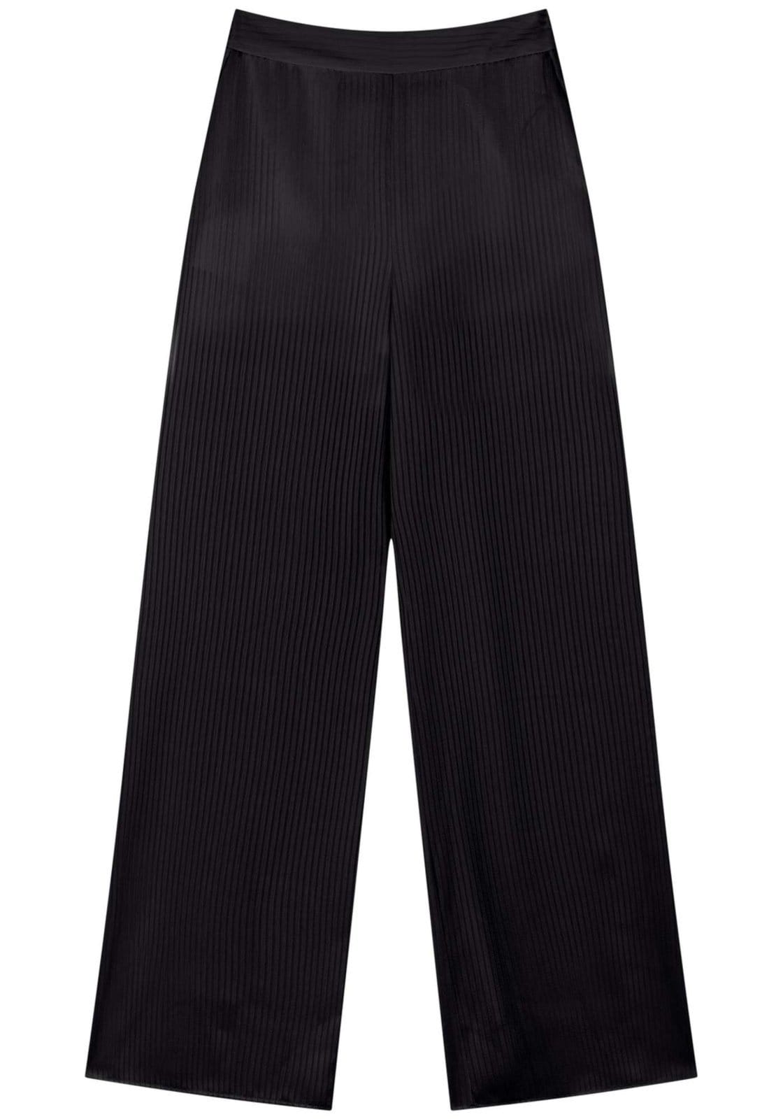 Vista principal Calça Reta Com Cintura Alta E Bolsos Faca Lez a Lez poás