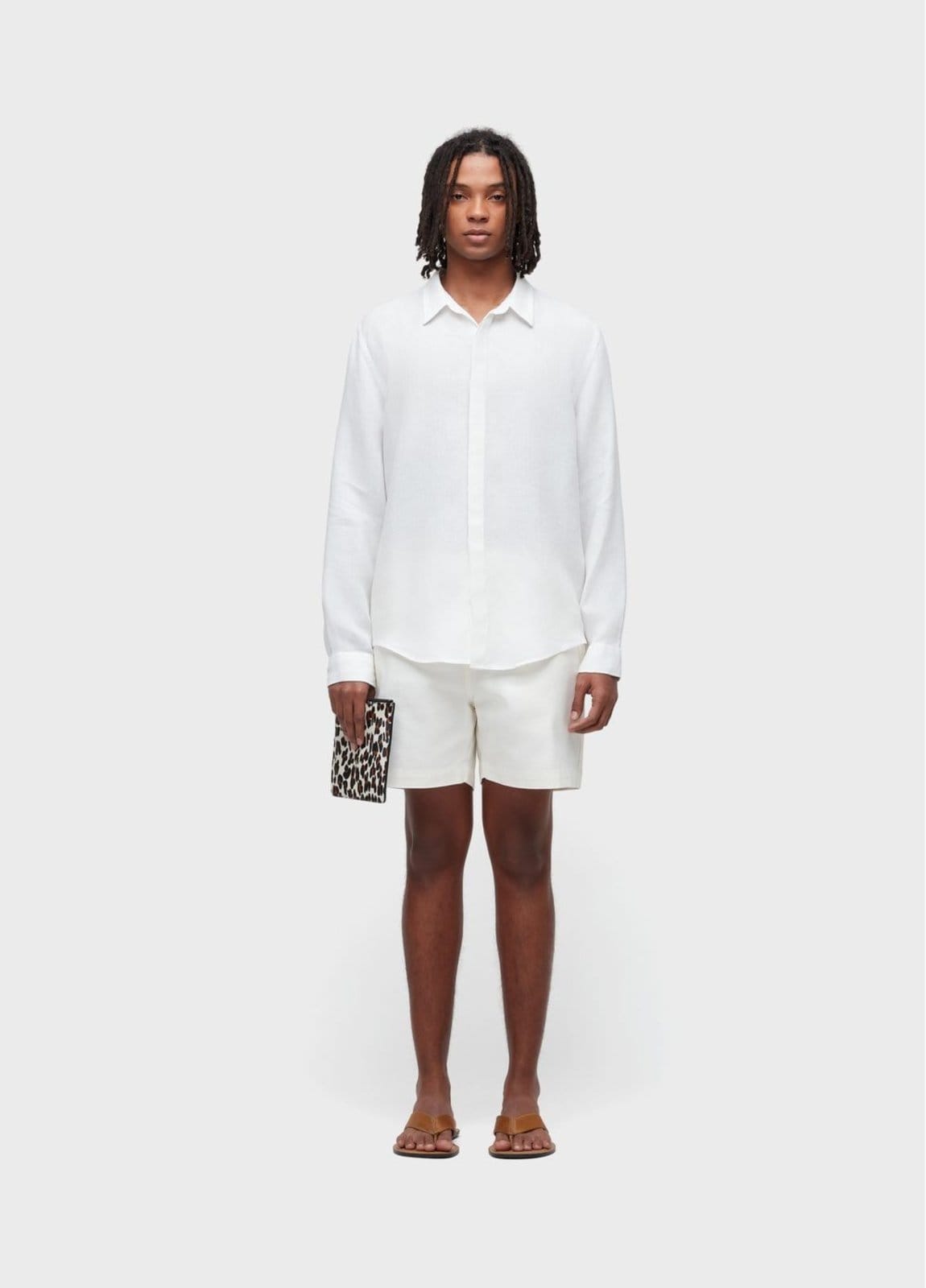 Vista principal Bermuda alfaiataria new flow basic Osklen off-white