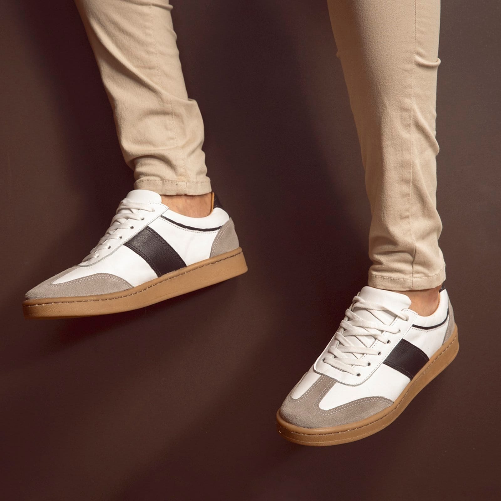 Tênis Masculino Casual de Couro