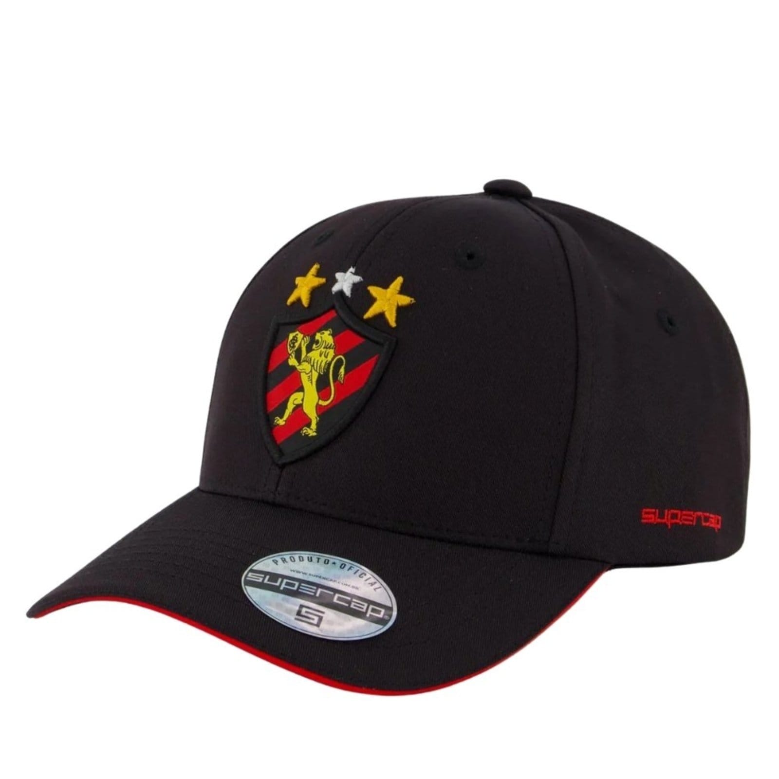Vista principal Boné Supercap Sport Recife Bistretch Supercap preto