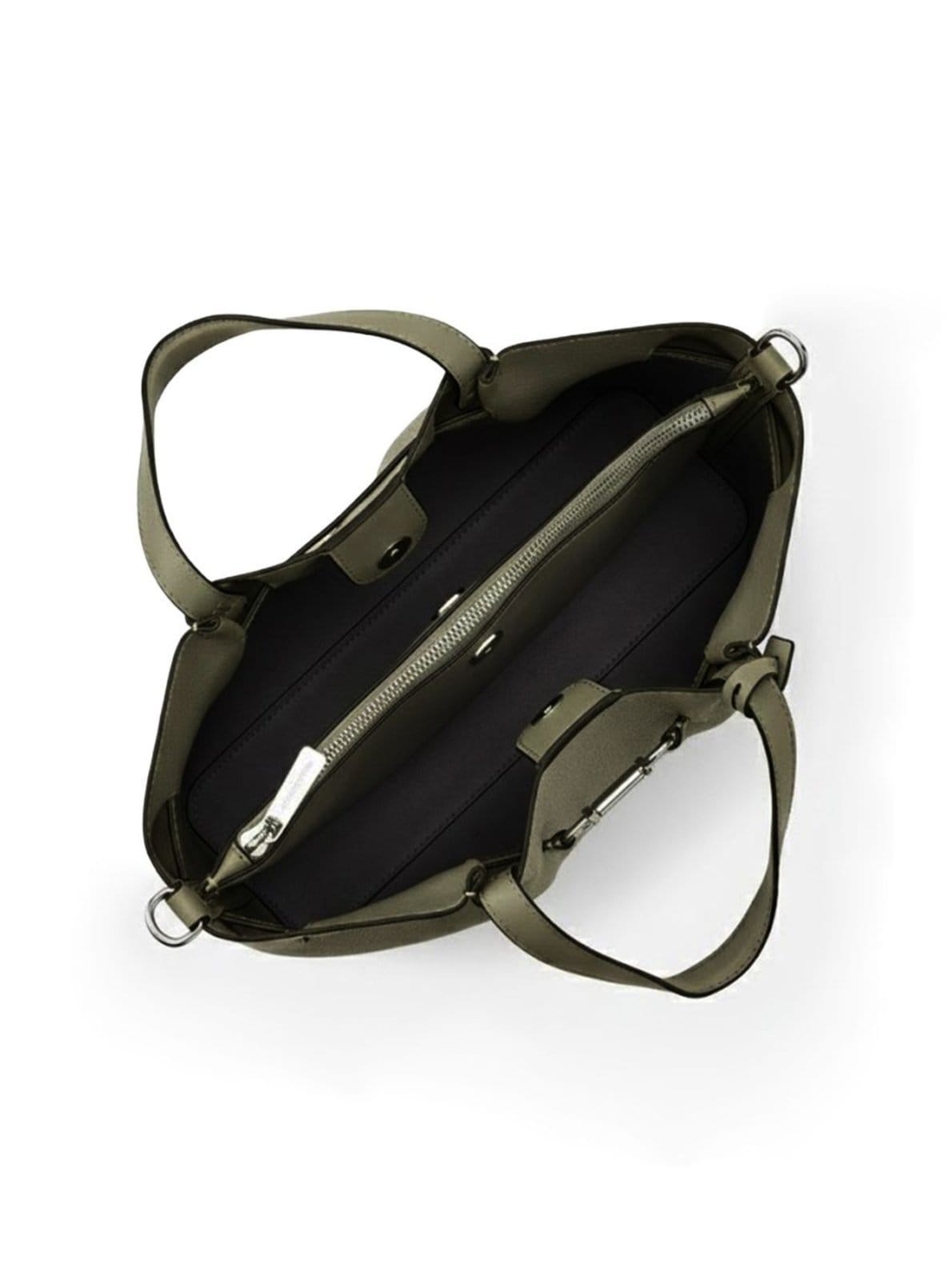 Vista 2 Bolsa Tiracolo Carson Média De Couro 35S5S2ZS3T333 Michael Kors verde