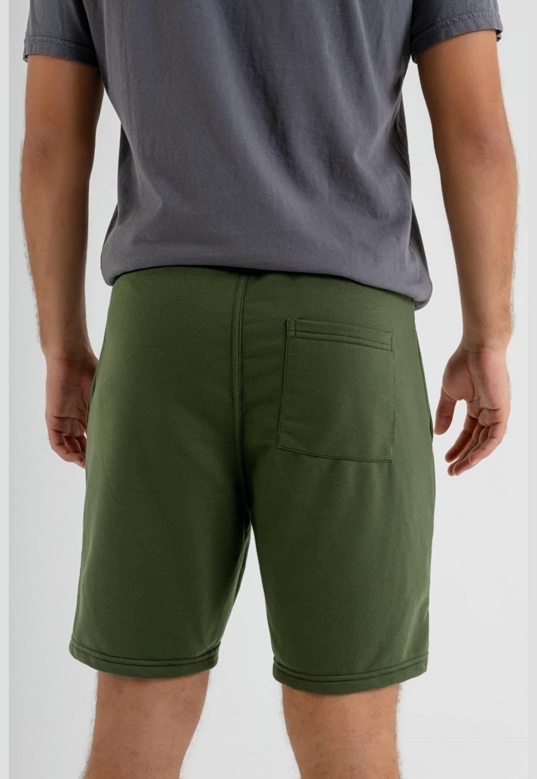 Vista 2 Bermuda Masculina em Moletom Sem Felpa The Philippines The Philippines verde