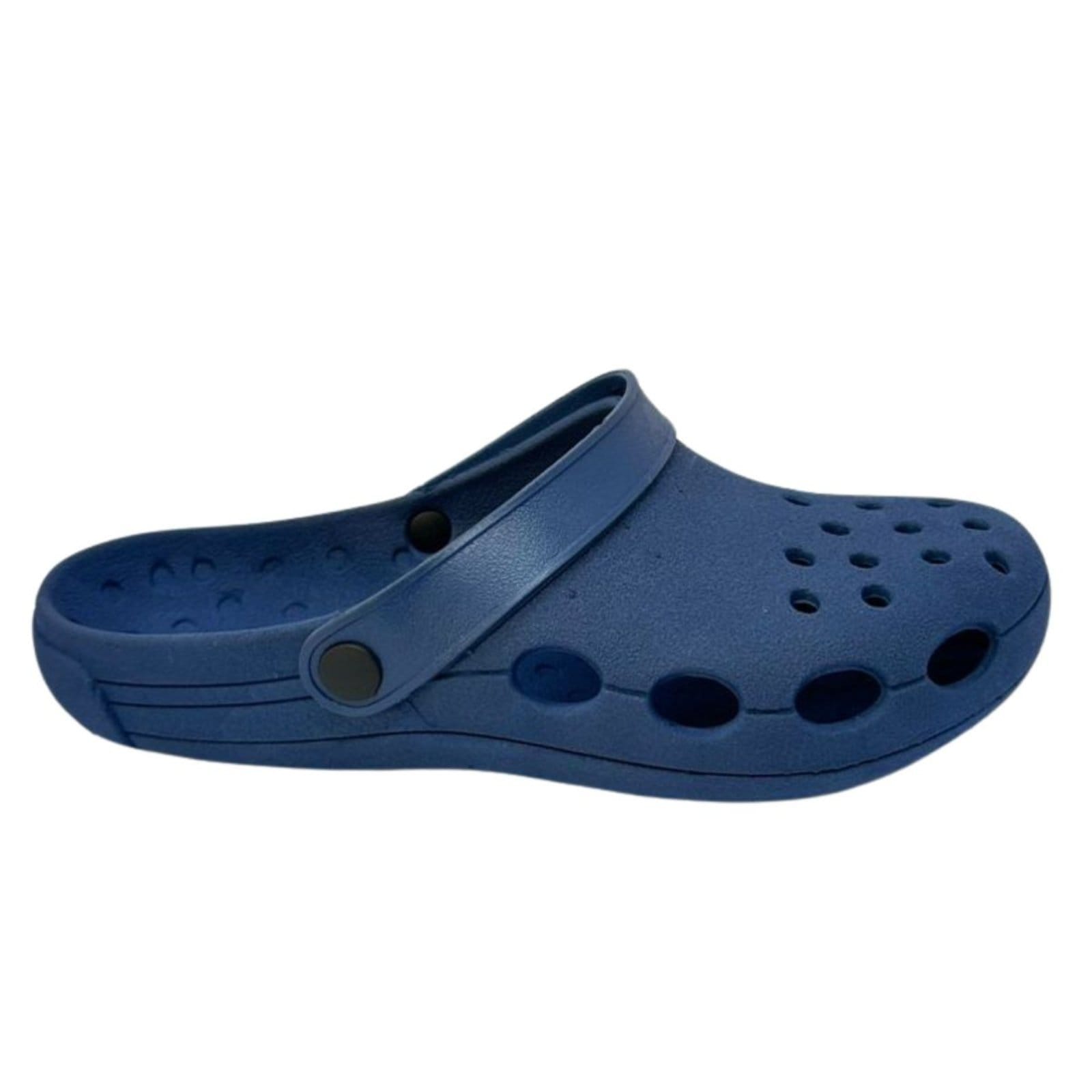 Vista 2 Sapato Babuche Masculino Veritimo Chinelo Calce Fácil Conforto Trabalho Dia a Dia Veritimo azul marinho