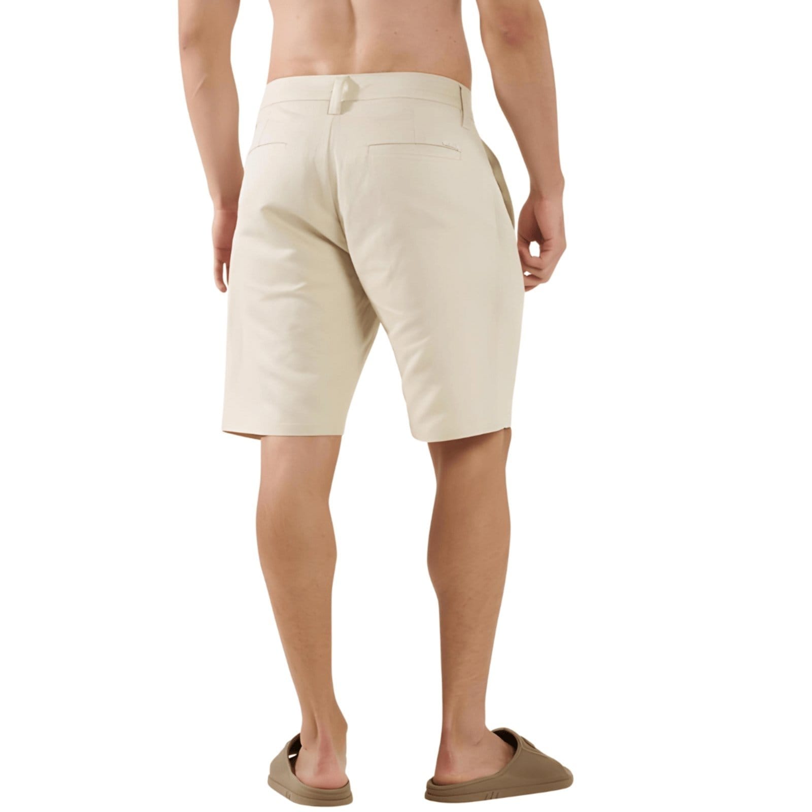 Vista 2 Bermuda Masculina Linho New Davi Colcci bege