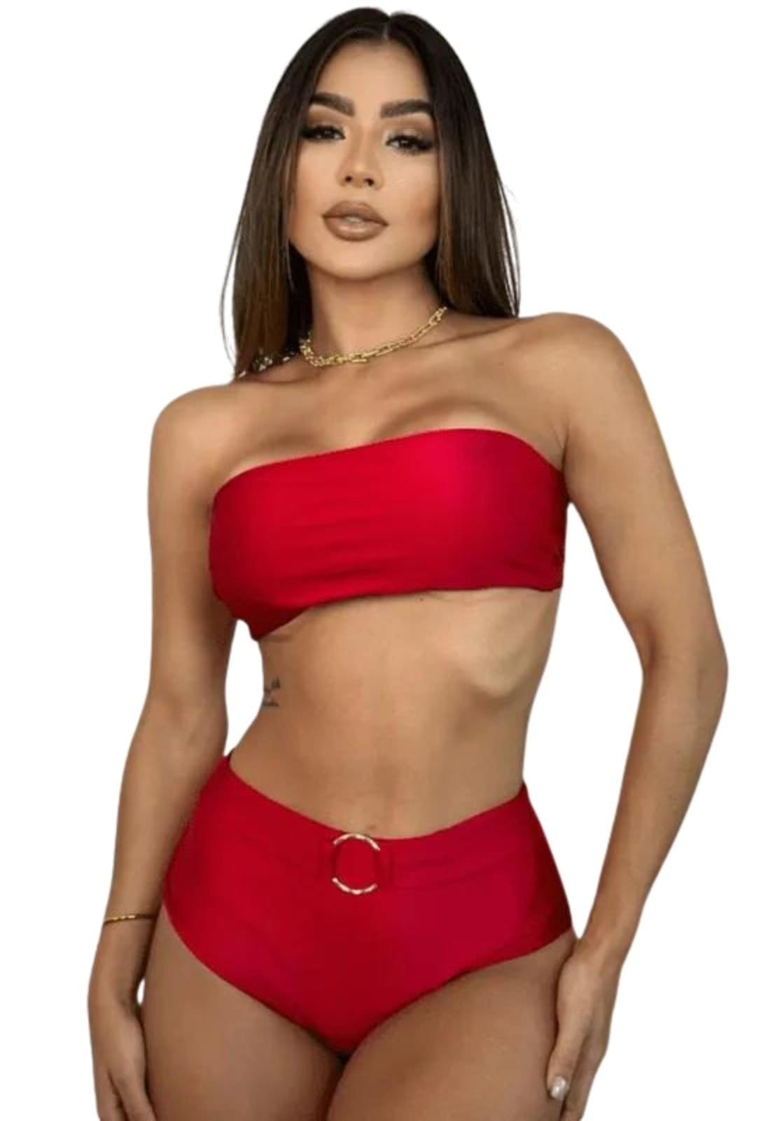 Biquíni Hot Panties Tomara que Caia Básico Liso Carol