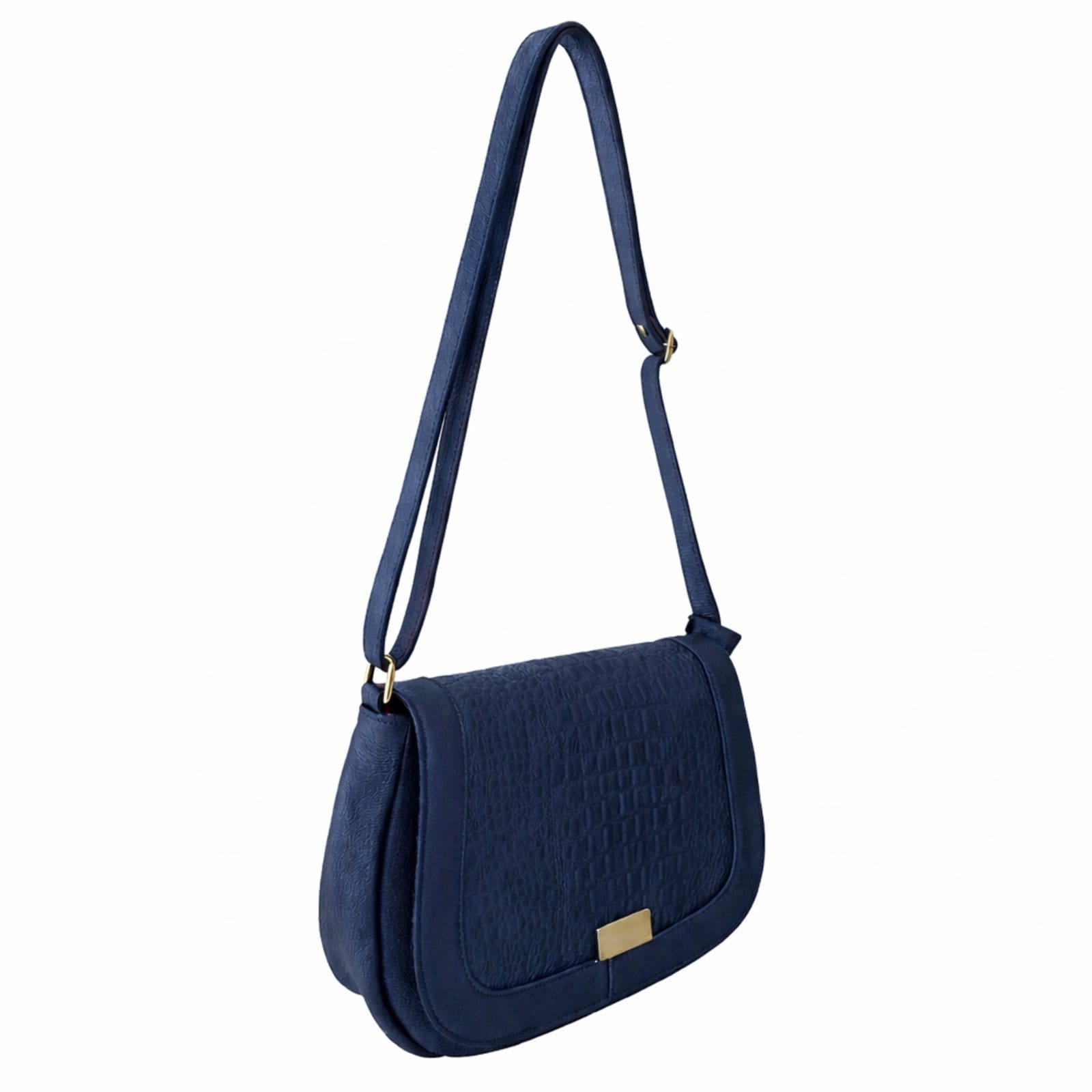 Bolsa Transversal TopGrife Couro Marinho - 2