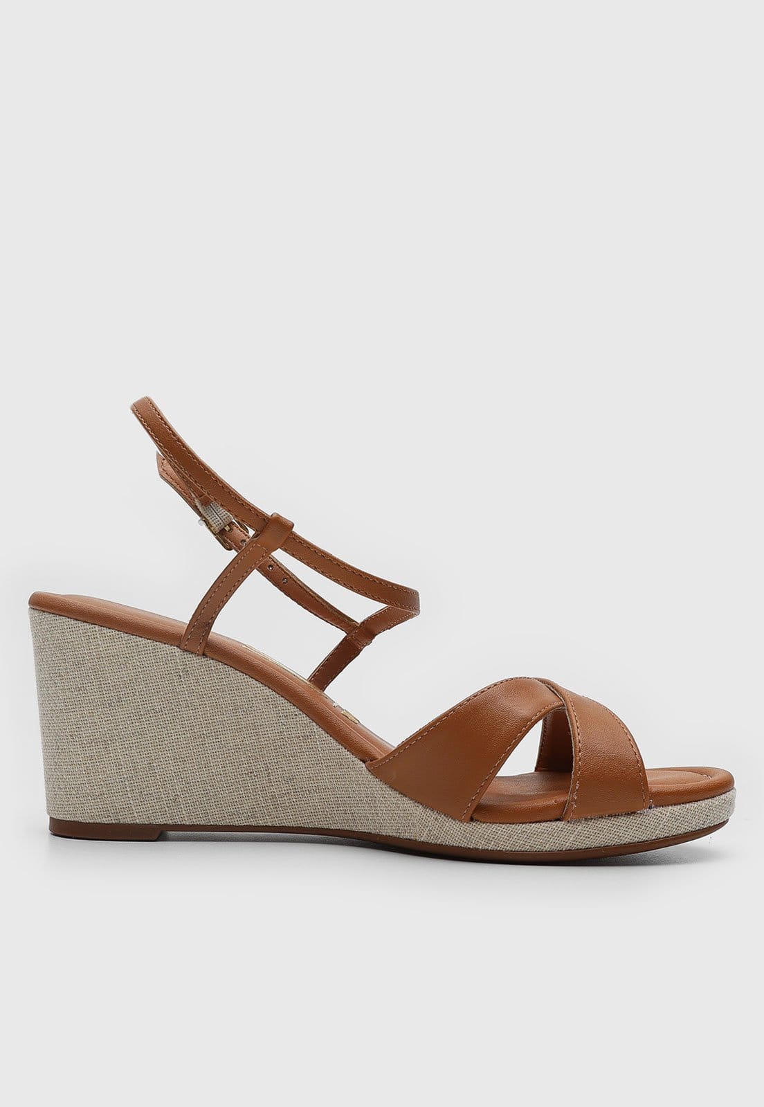 Vista 2 Sandália Anabela Vizzano Lisa VIZZANO caramelo