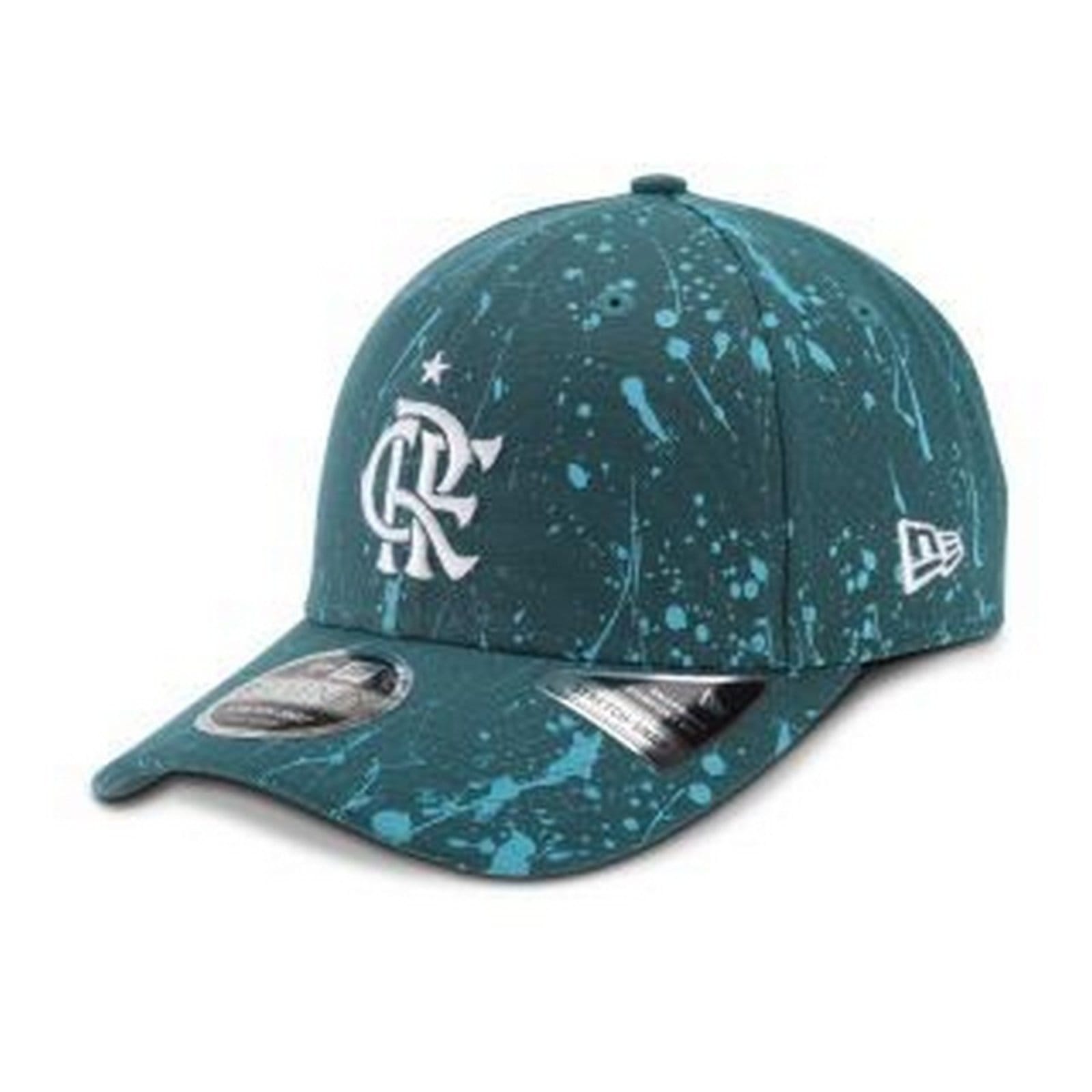 Boné New Era 9SEVENTY STRETCH SNAP Lifestyle Flamengo Paint CRF Futebol