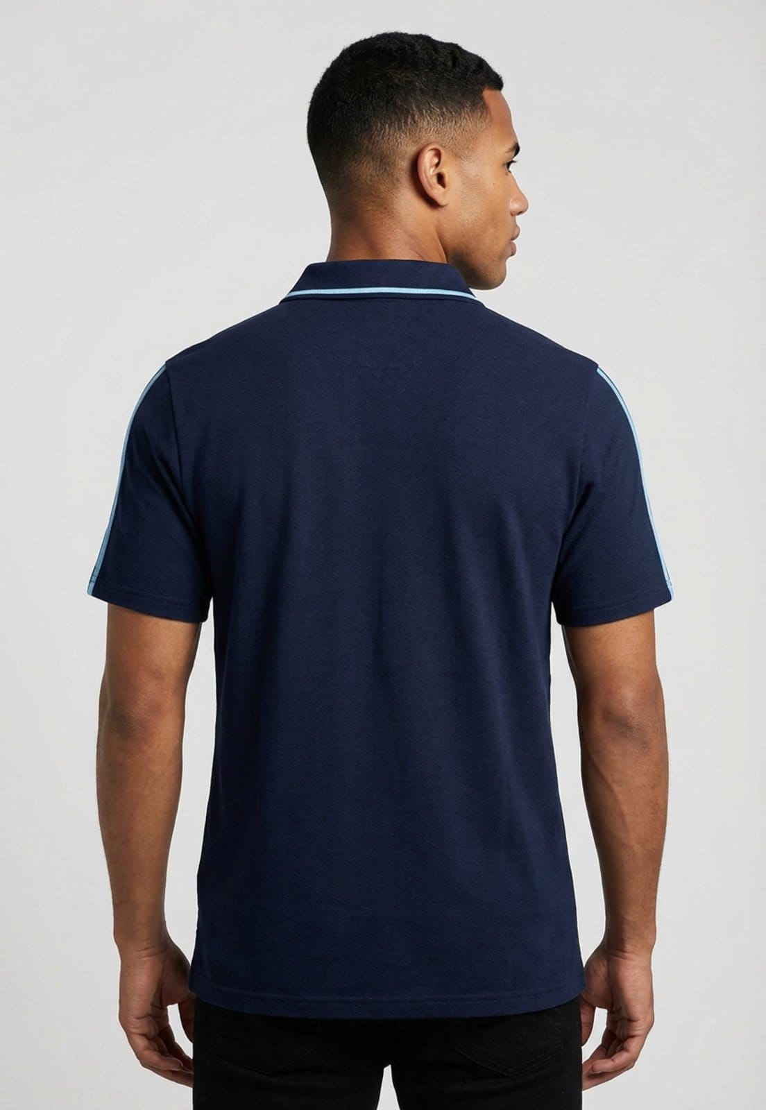 Vista 2 Camisa Polo Masculina adidas Performance Argentina DNA adidas performance azul marinho