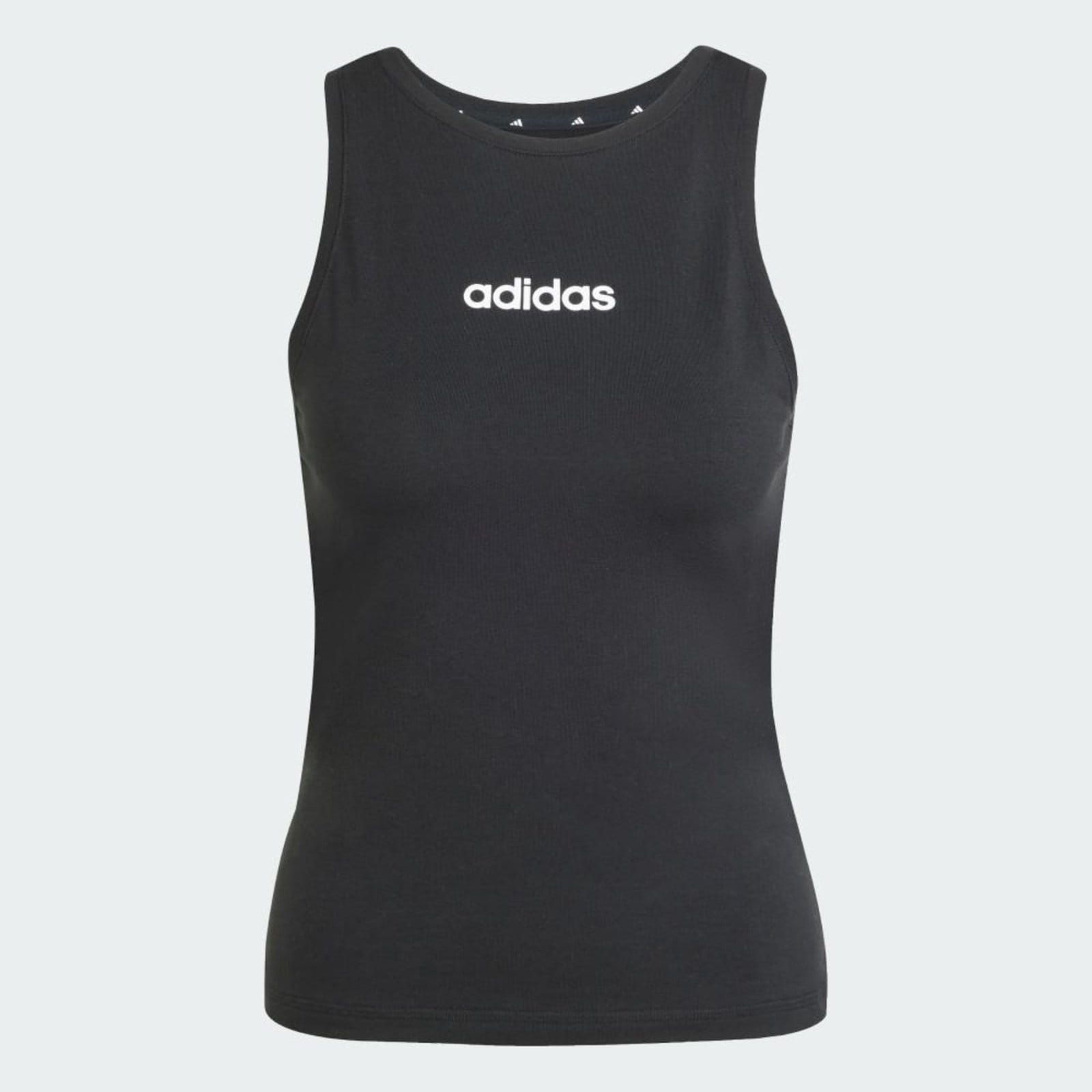 Vista 2 Regata Algodão Essentials Linear Slim adidas Sportswear adidas Sportswear preto
