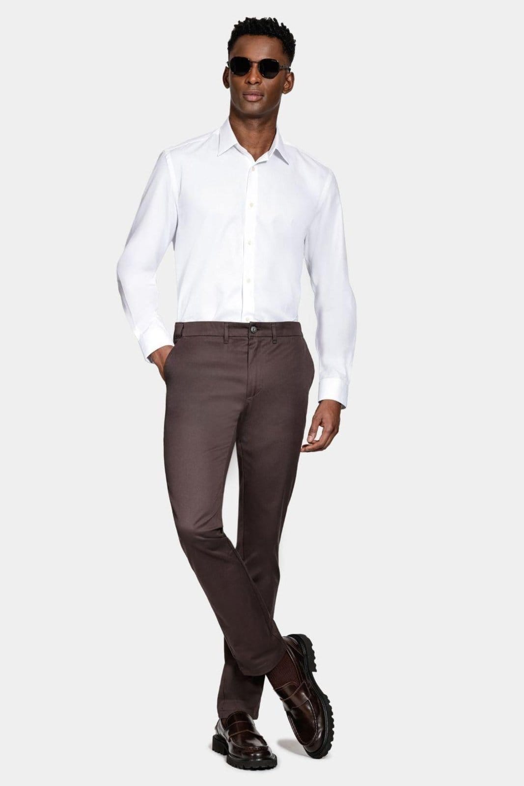 Vista 2 Camisa Aramis Manga Longa Regular Fio 100 Aramis branco