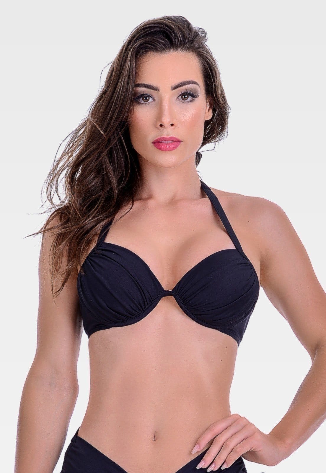 Top Summer Soul Meia Taça Com Bojo e Franzido