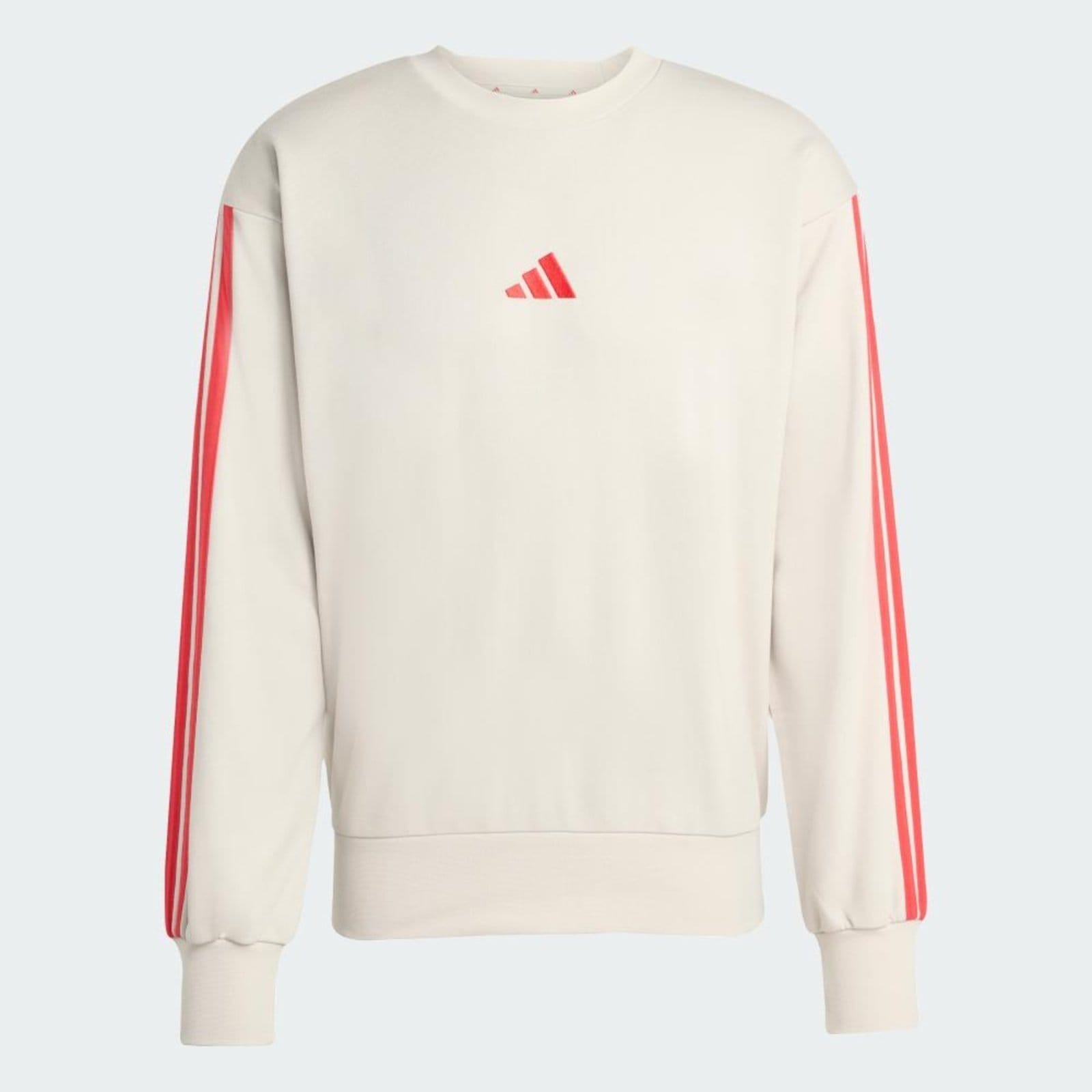 Vista 2 Moletinho Essentials Três Listras adidas Sportswear Adidas bege