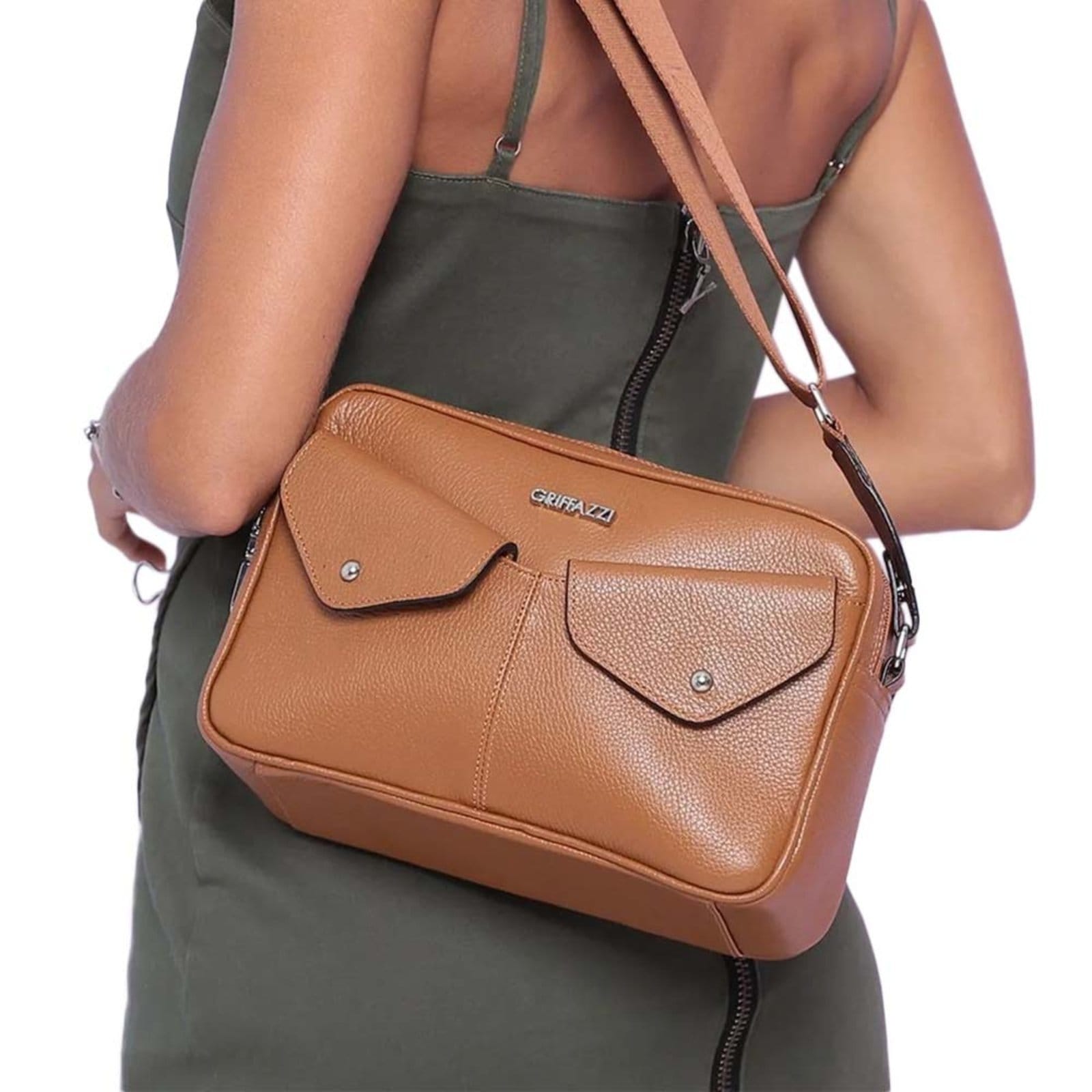 Bolsa de Couro Griffazzi Mel - 2