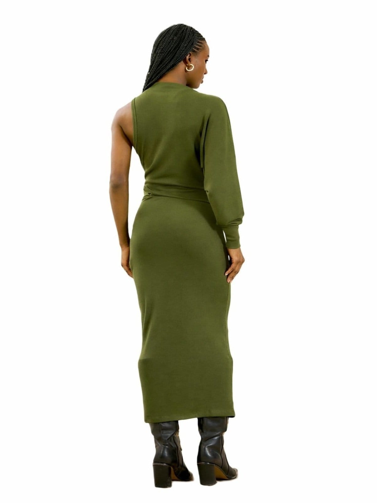 Vista 2 Vestido Open Serrano Open verde