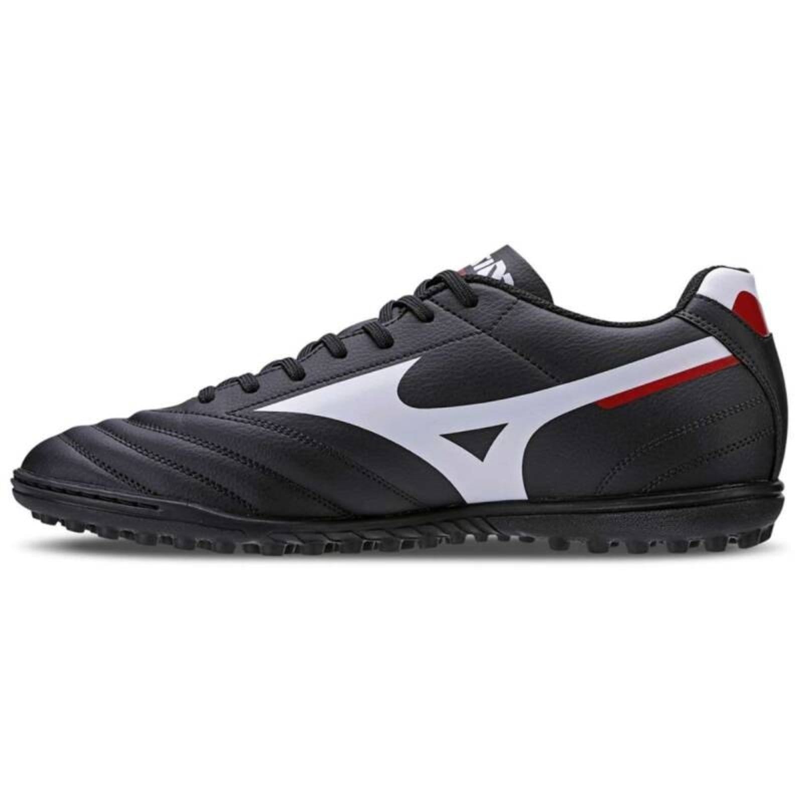 Vista 2 Chuteira Mizuno Society Morelia Club - Masculina - Pretobran Mizuno preto