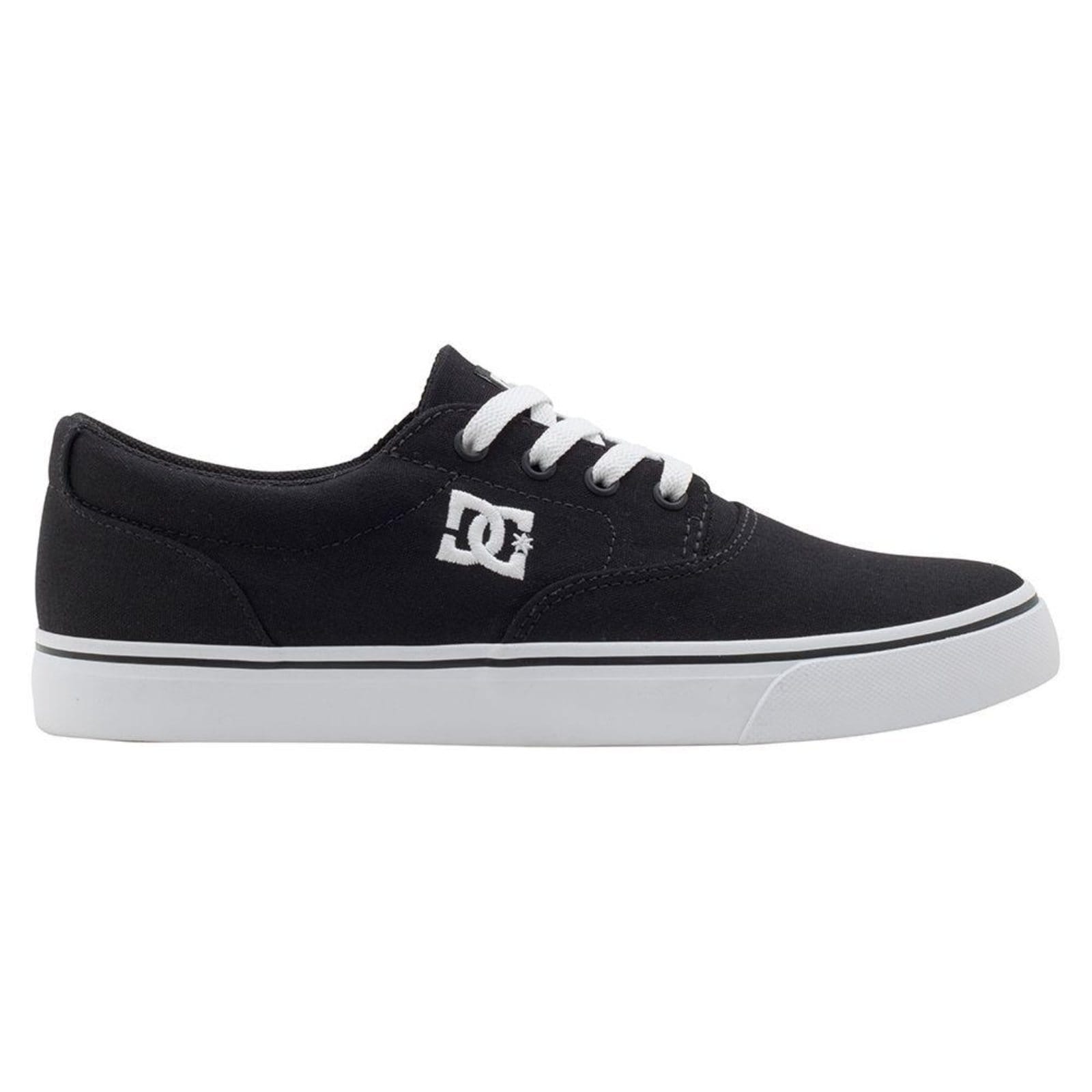 Vista 2 Tênis DC Shoes New Flash 2 TX Branco DC Shoes preto
