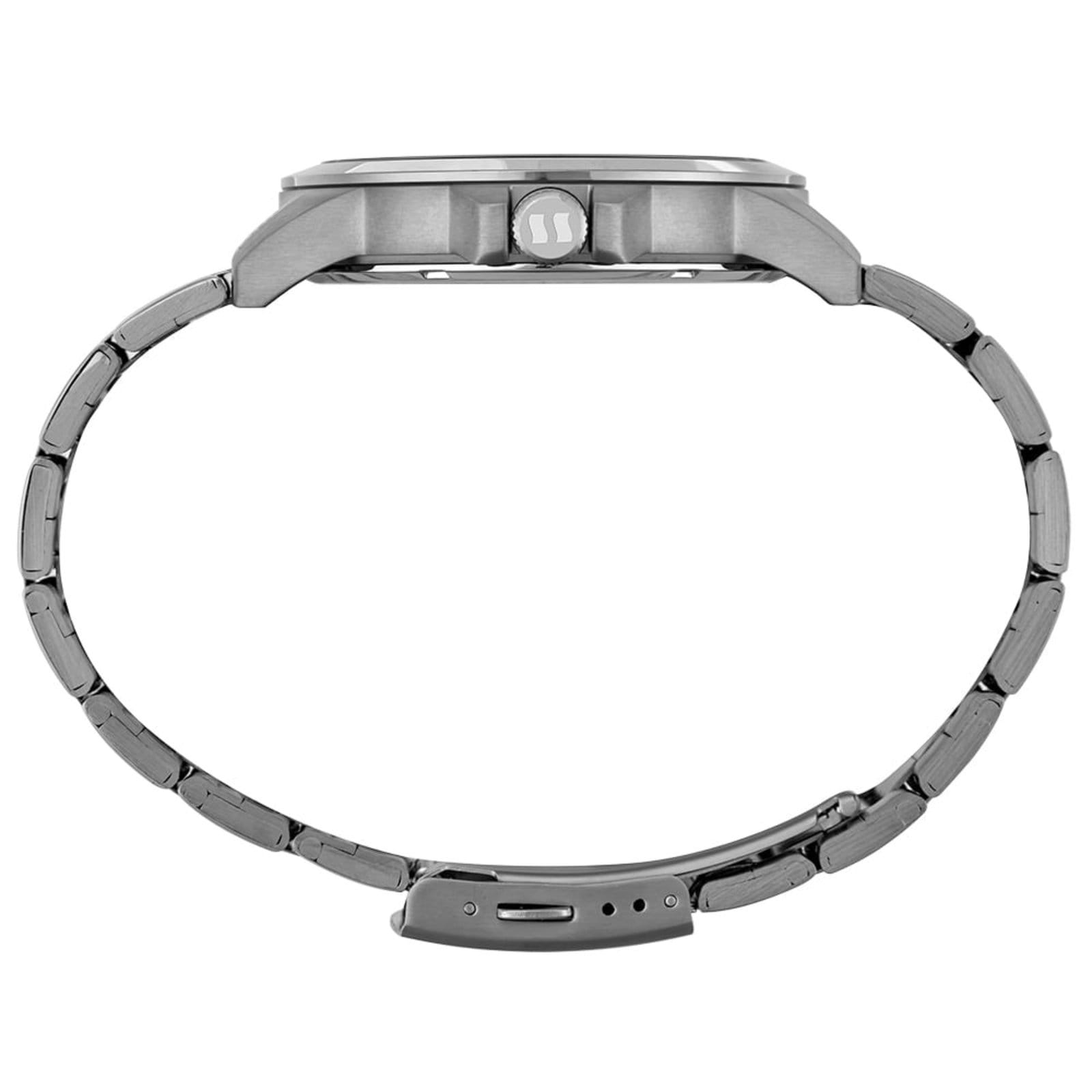 Vista 2 Relógio Masculino Seculus Casual Aço Mostrador Verde Seculus prata verde