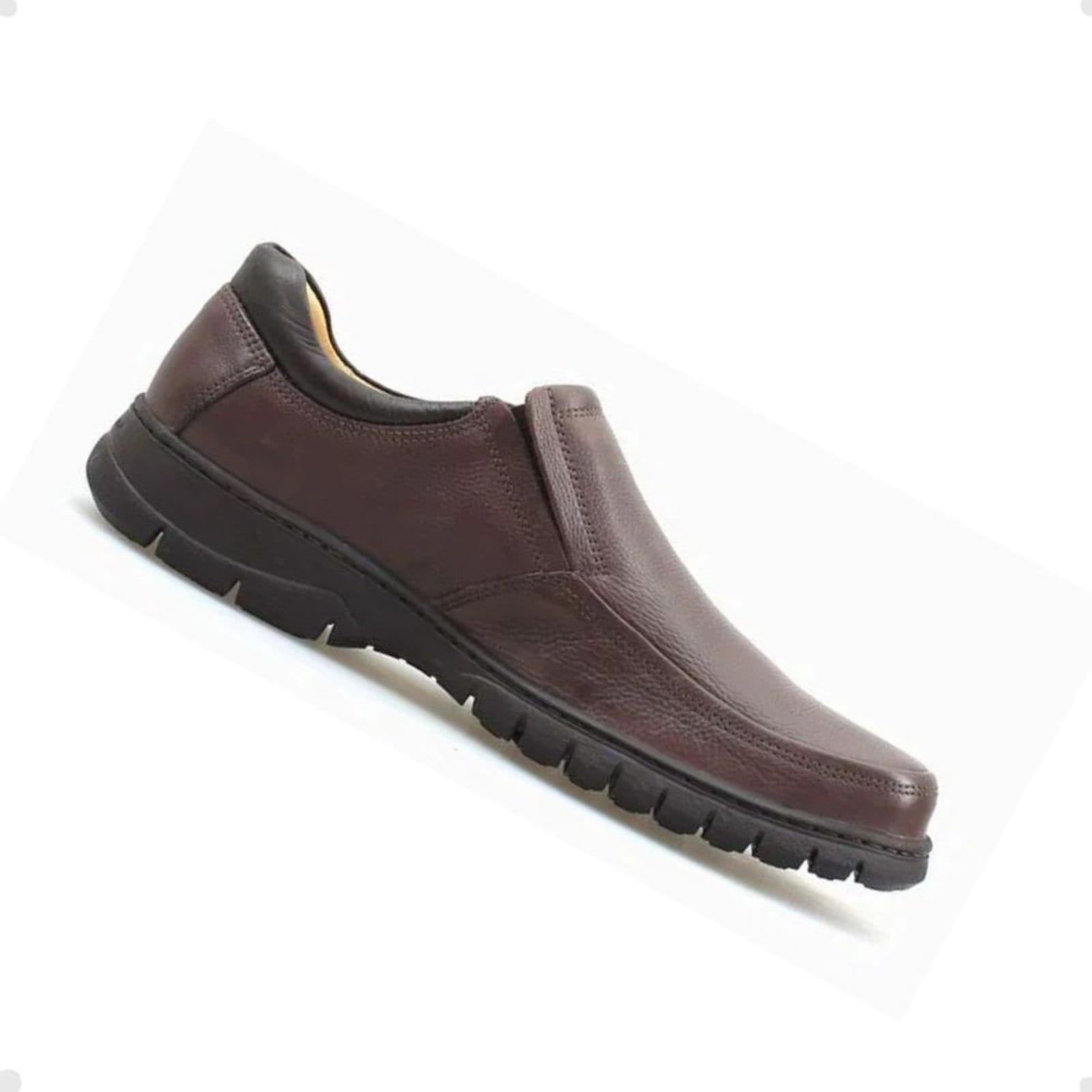 Vista 2 Sapato Social Masculino Adulto Anatomic Gel Anatomic Gel marrom